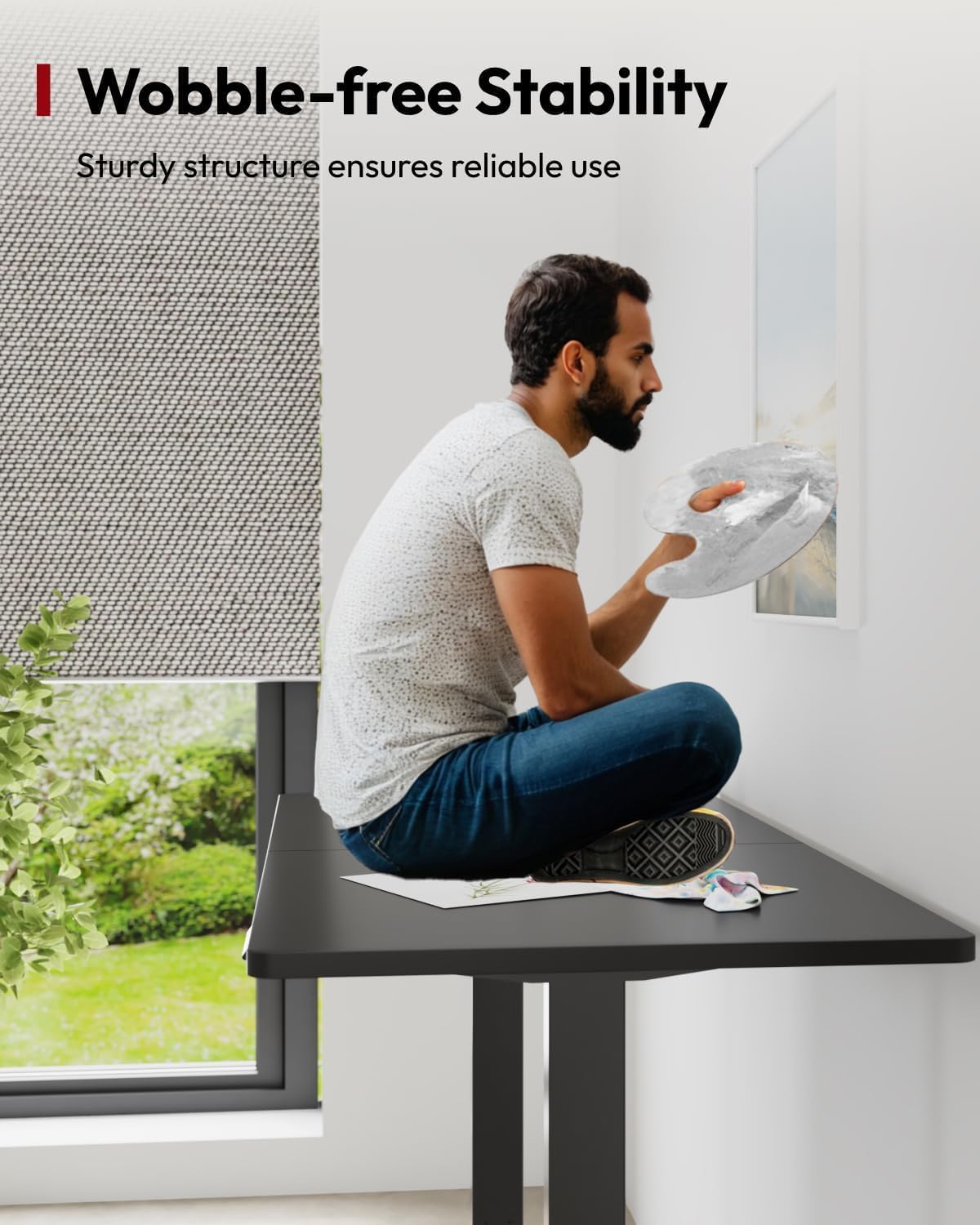 Thumbnail 4 de SANODESK QS1+ 140×60 Electric Standing Desk