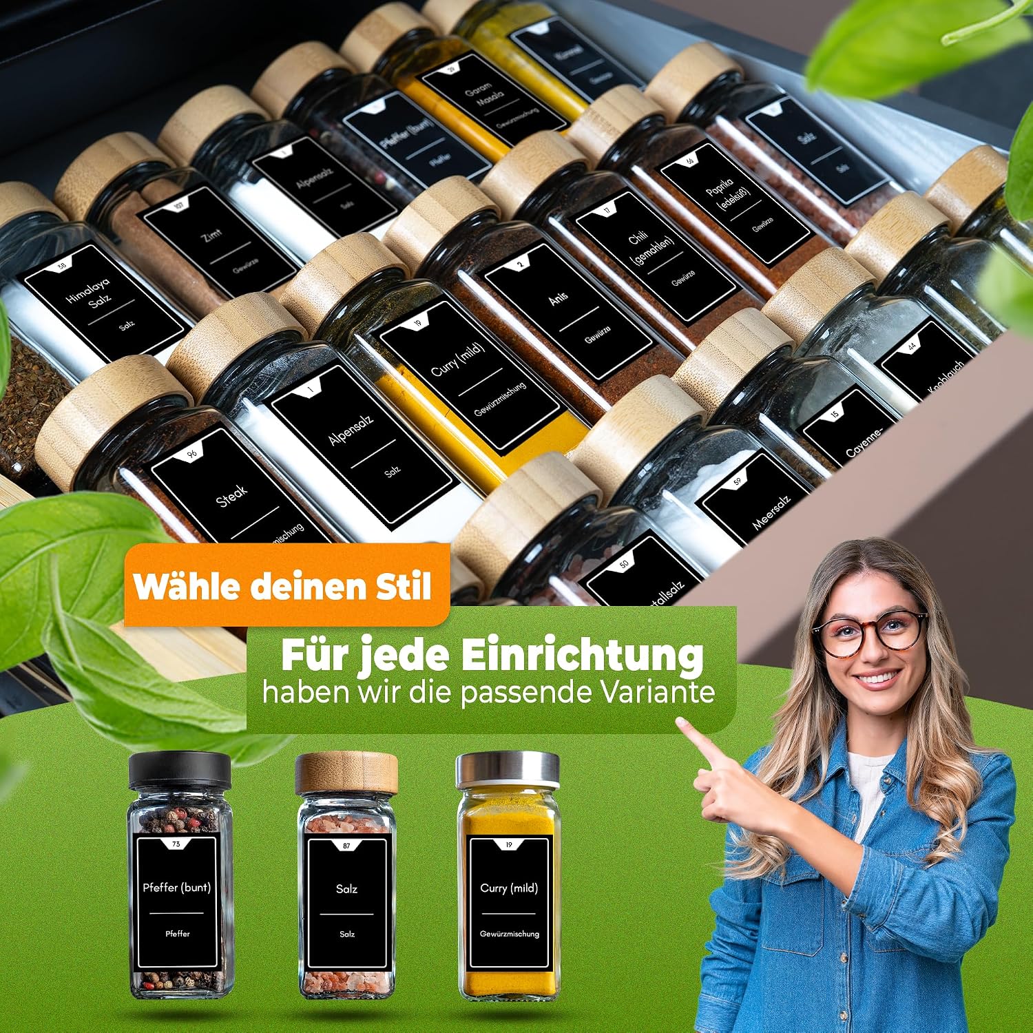 Thumbnail 5 de CLIDOR Gewürzgläser 125 ml 🧂