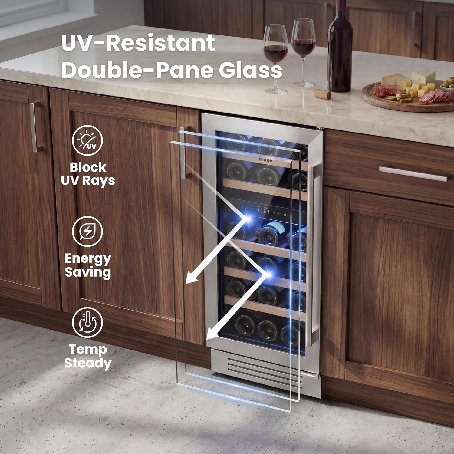 Detalle 2 de Yeego Wine Cooler, 28-Bottle