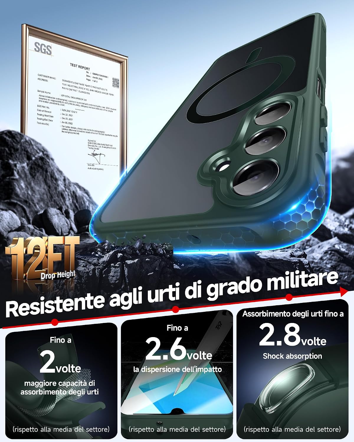 Detalle 1 de LeYi Cover magnetica per Galaxy A16 5G