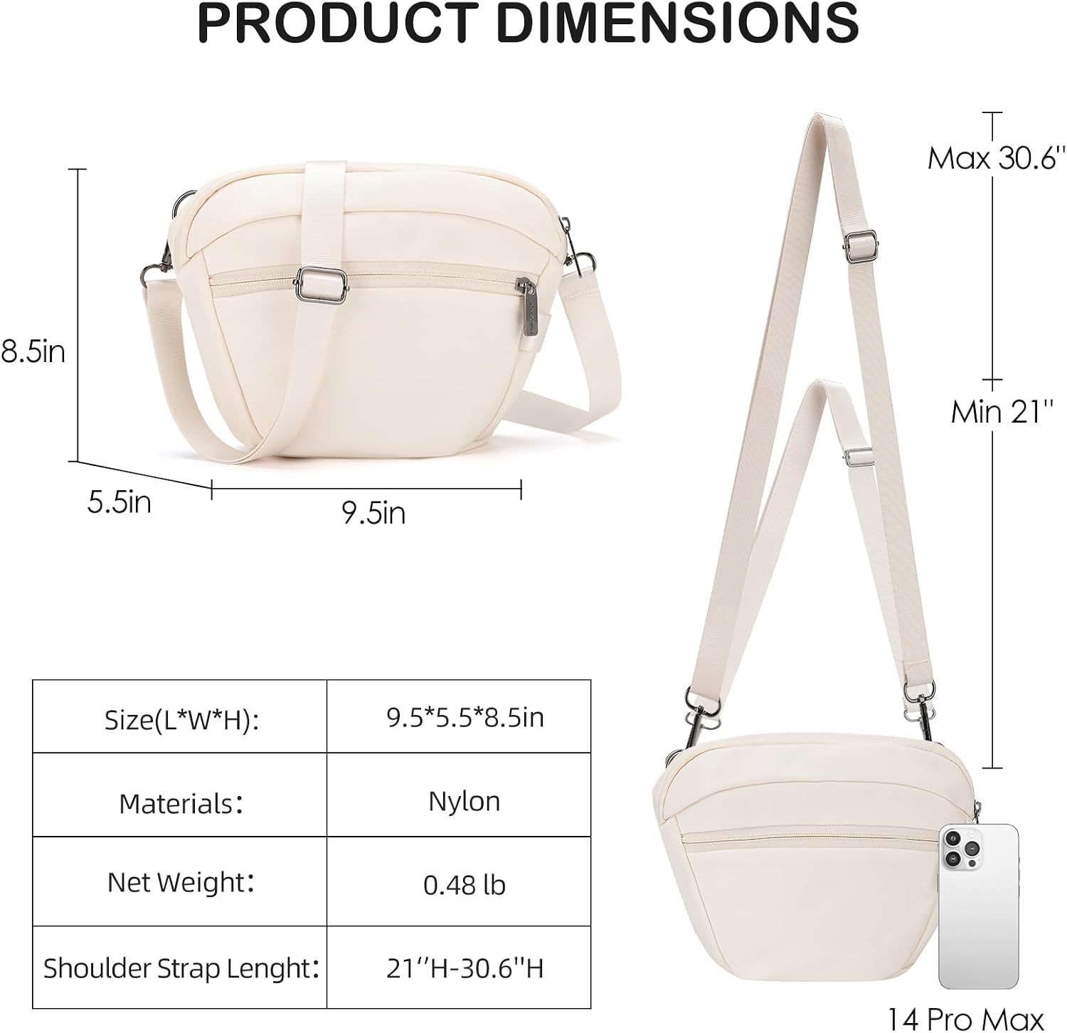 Detalle de MAXTOP Crossbody Bag Nylon