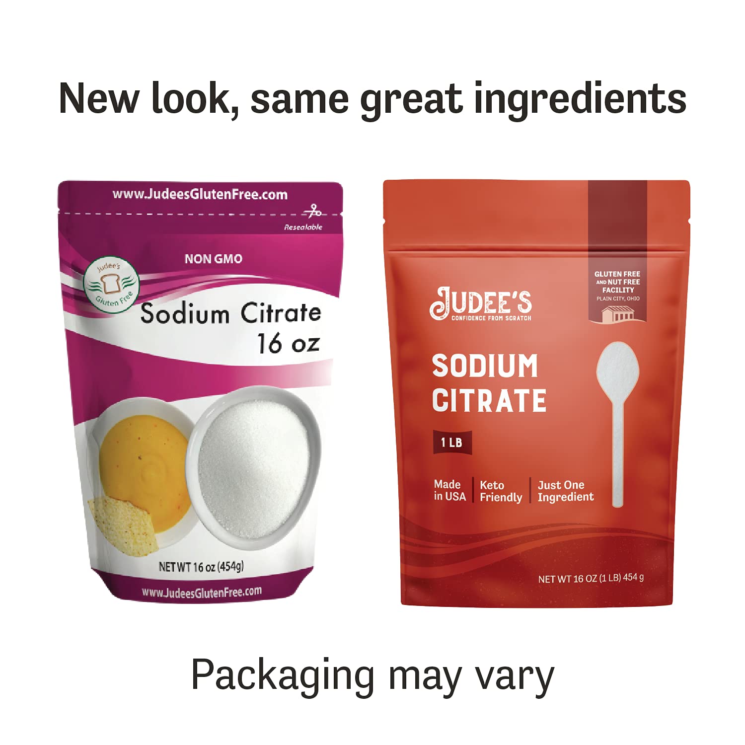 Detalle de Judee's Gluten Free Sodium Citrate Powder, 16 oz, Cheese Sauce Emulsifier