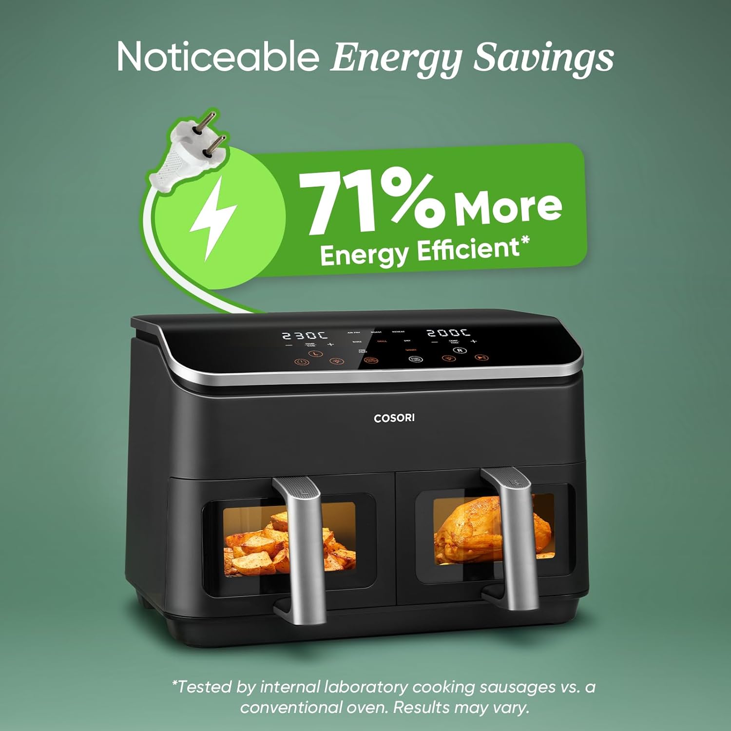 Thumbnail 5 de COSORI Dual Air Fryer 8.5L Family Size