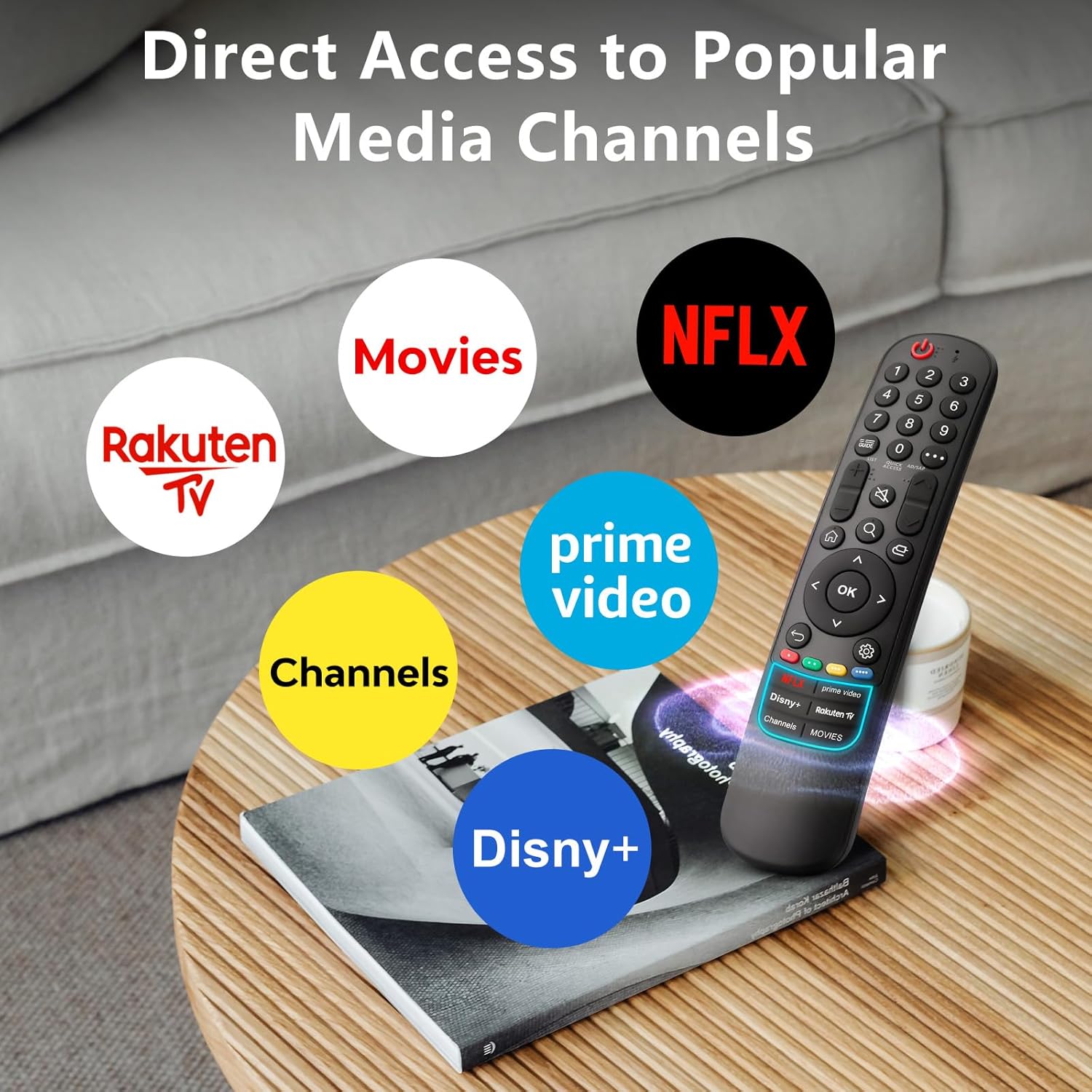 Thumbnail 4 de Universal Magic Remote MR22 für LG Smart-TV (ohne Pointer & Sprache, IR) – inkl. Streaming-Hotkeys