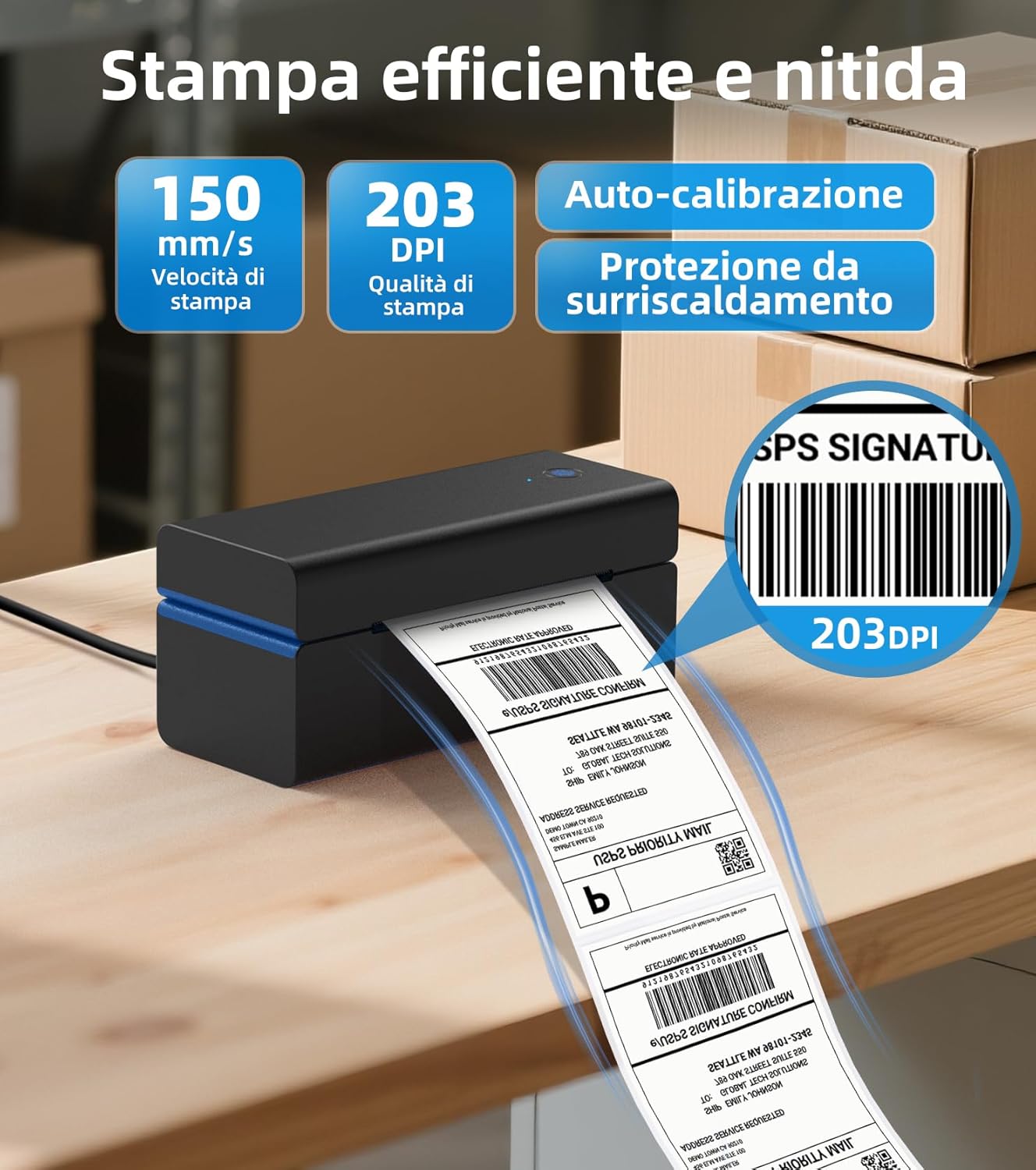 Thumbnail 2 de ORGSTA T001 stampante etichette 4x6 📠