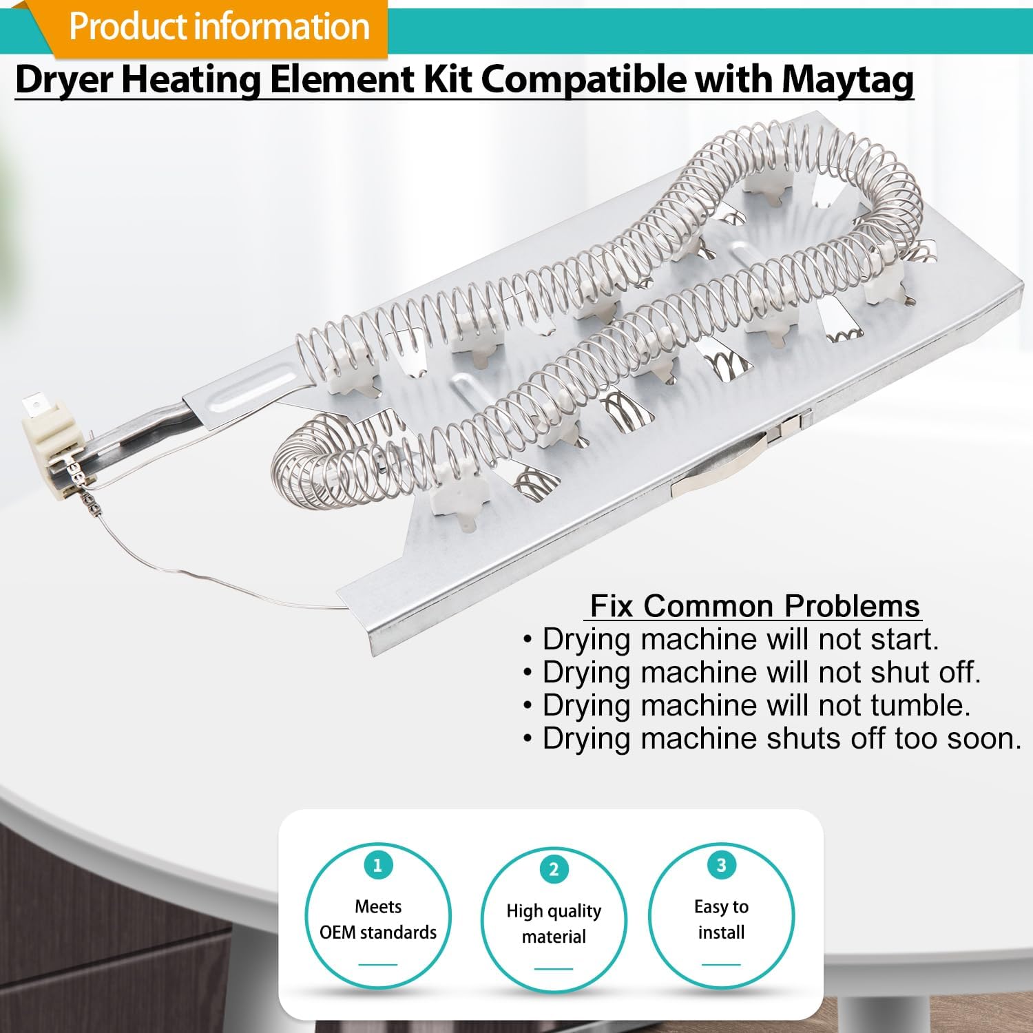 Thumbnail 3 de Dryer Heating Element Kit MED5630HC1