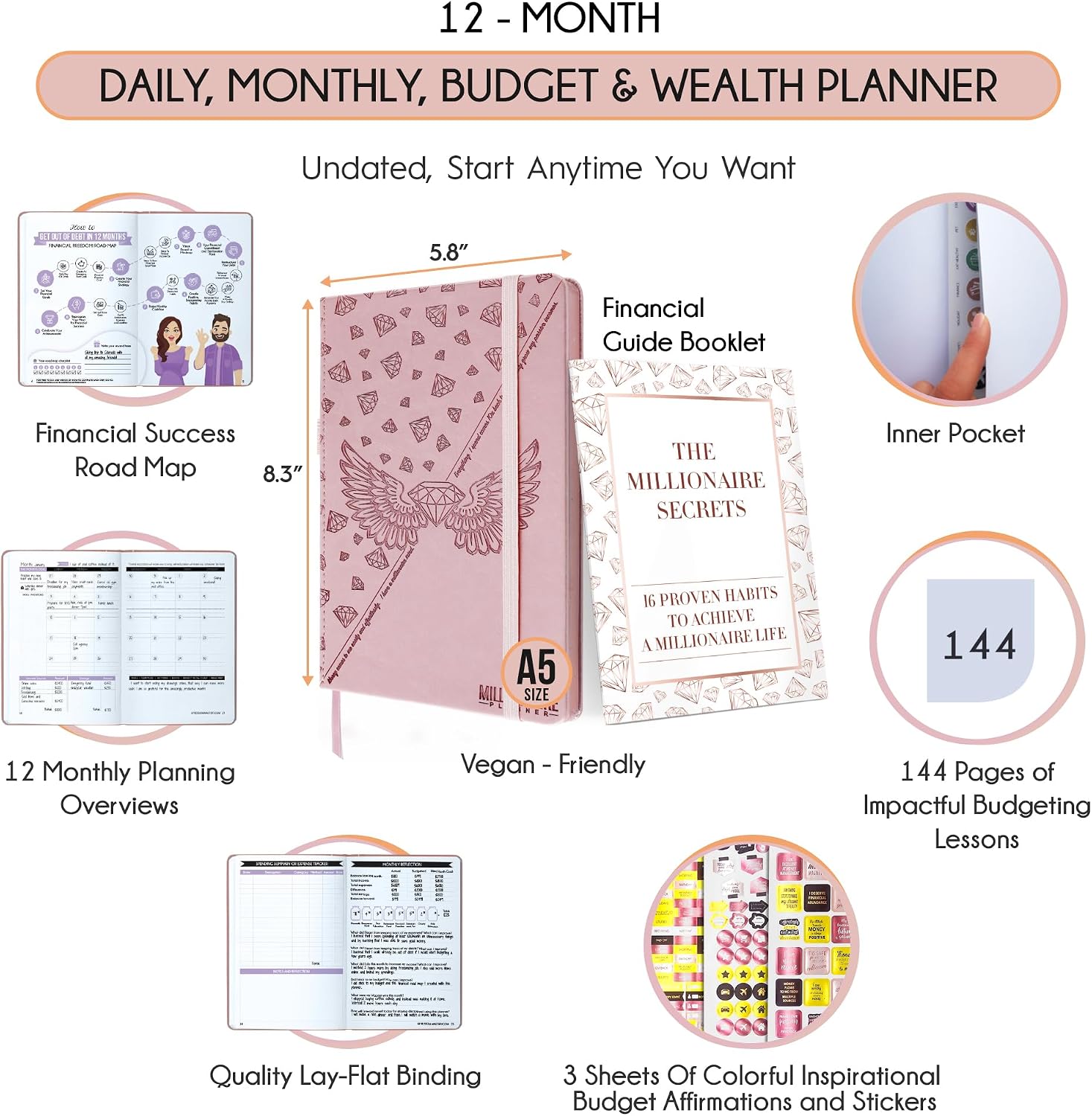 Thumbnail 1 de Budget Planner and Monthly Bill Organizer — 12-Month Finance Planner 🗂