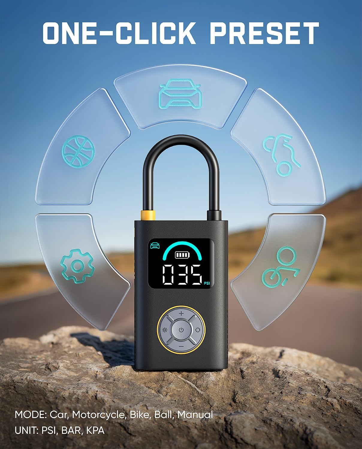 Thumbnail 5 de Fanttik X10 Pro 150 PSI Portable Tire Inflator