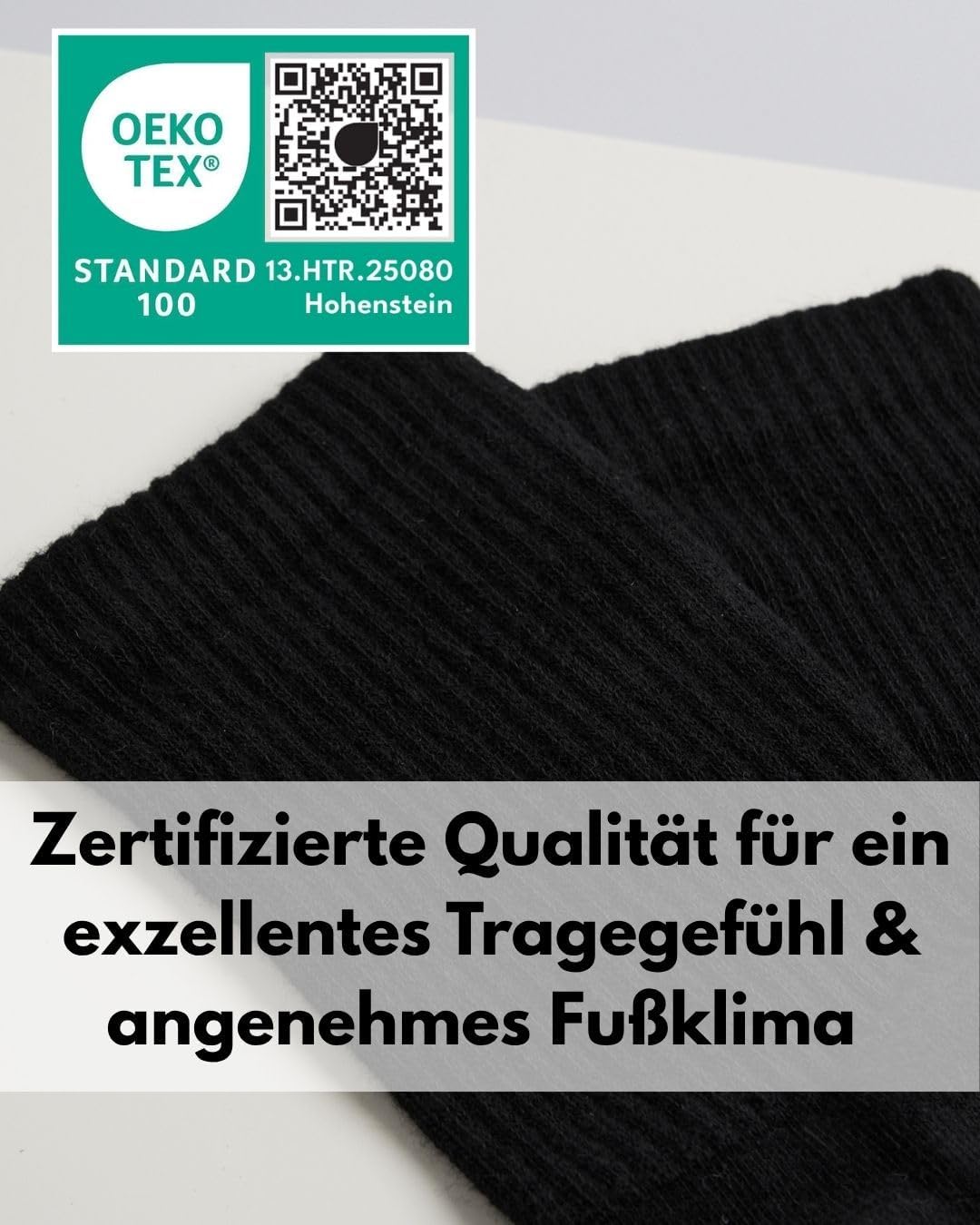 Detalle 2 de sockenkauf24 Herren Tennissocken (6 Paar) – Sportsocken mit verstärkter Ferse & Fußspitze