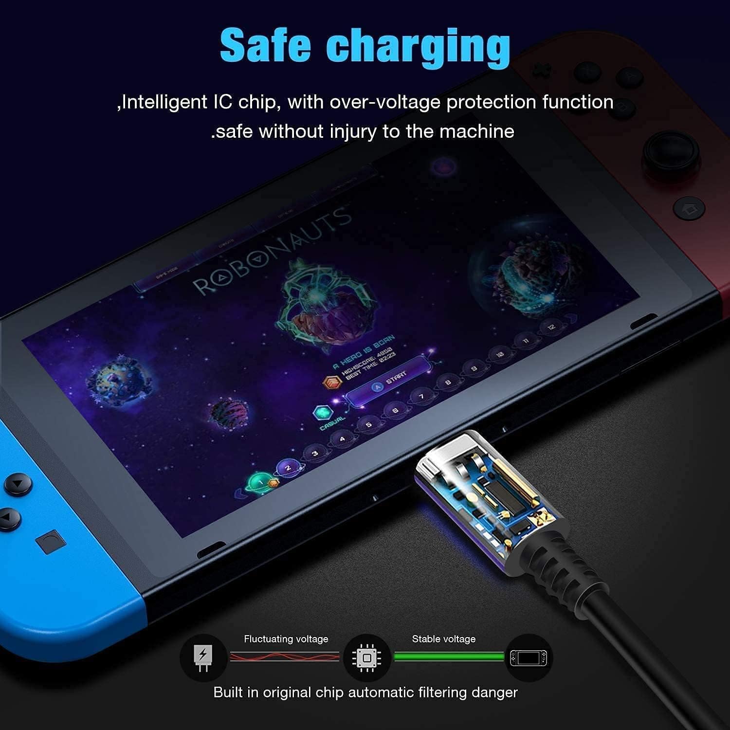 Thumbnail 3 de Nintendo Switch Ladegerät PD 15V 2,6A