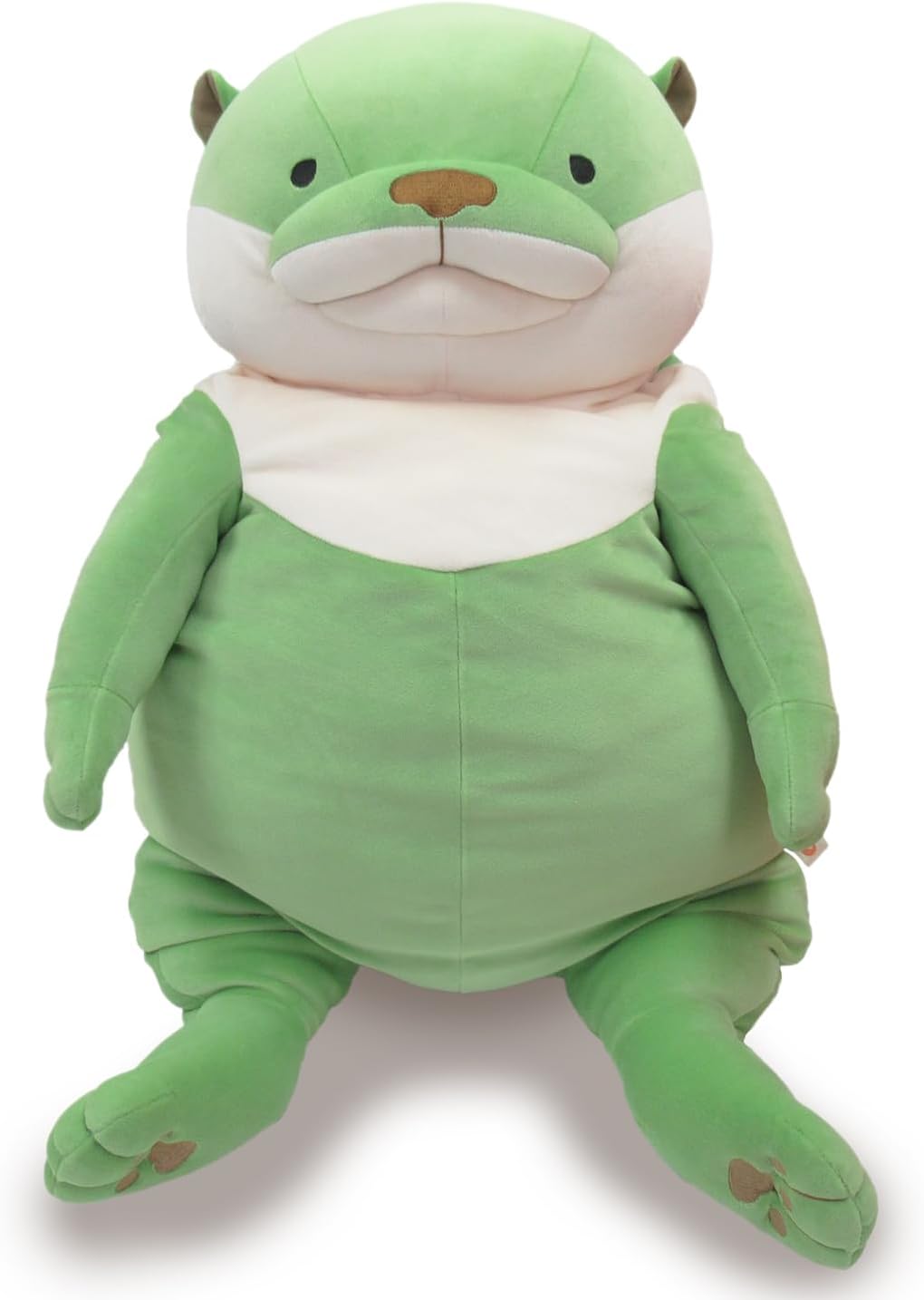 Detalle de シナダグローバル もちかわうそ MOKW-0880MAT XL ぬいぐるみ 抹茶カラー