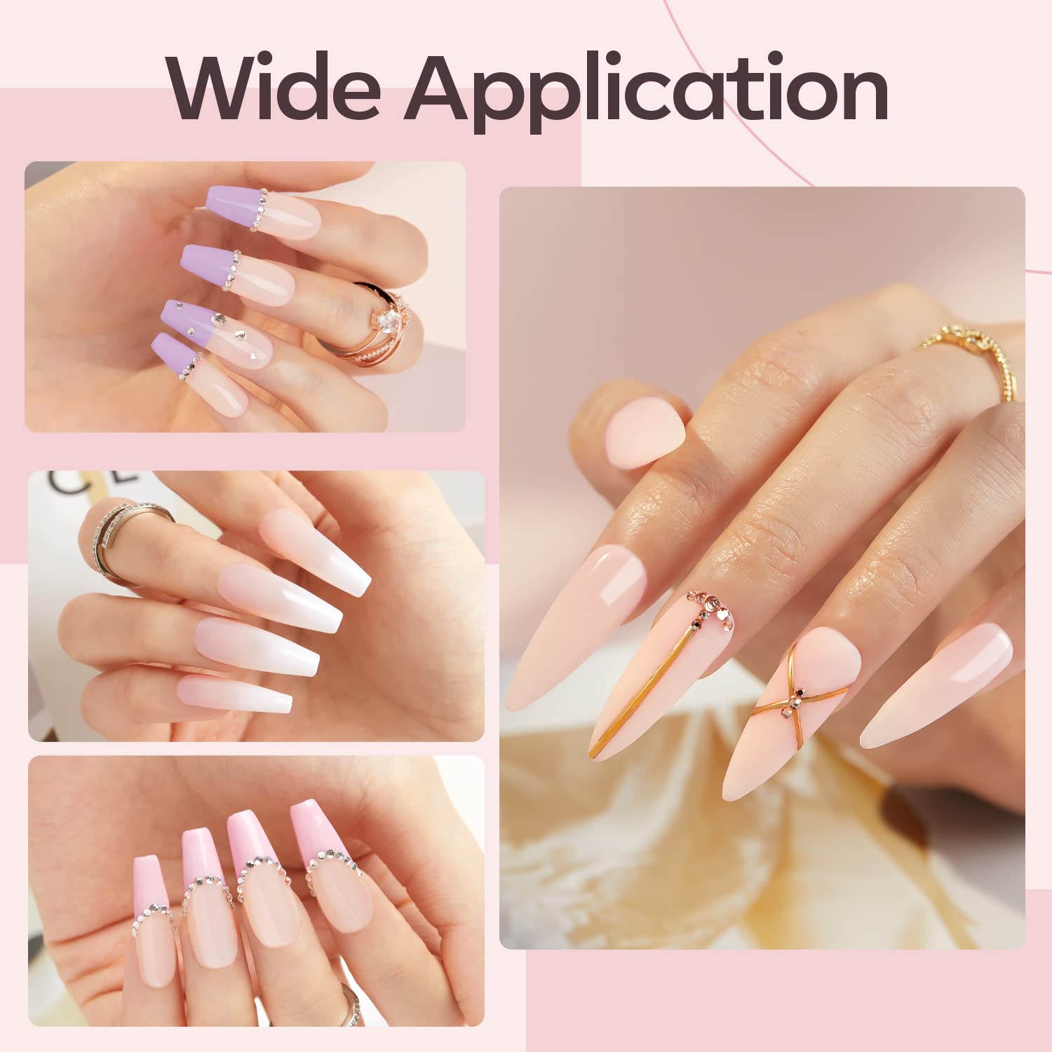 Thumbnail 4 de Modelones Aufbaugel Milky Rose 8in1 15ml