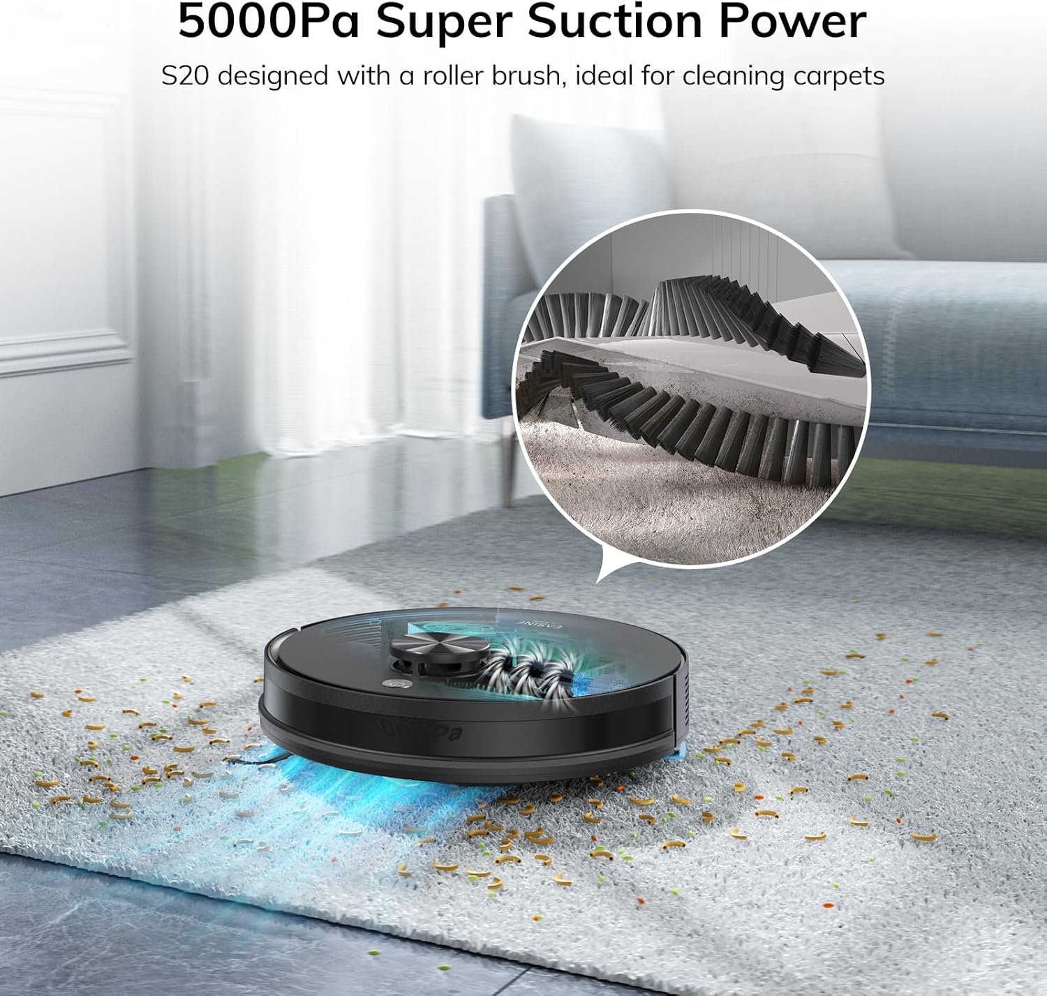 Thumbnail 6 de EASINE S20 Robot Vacuum Cleaner and Mop with Self-Empty Station