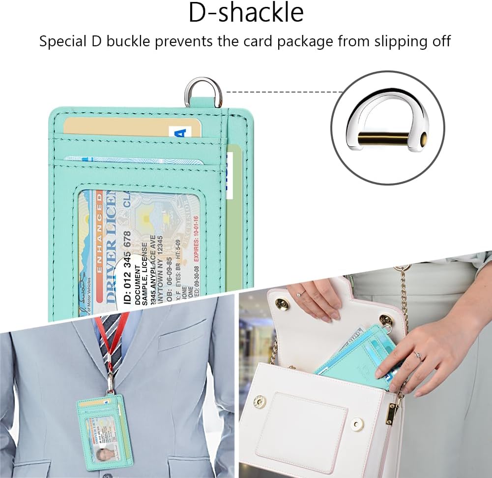 Thumbnail 3 de FurArt portefeuille minimaliste ultra fin avec blocage RFID – porte-cartes pour femmes et hommes