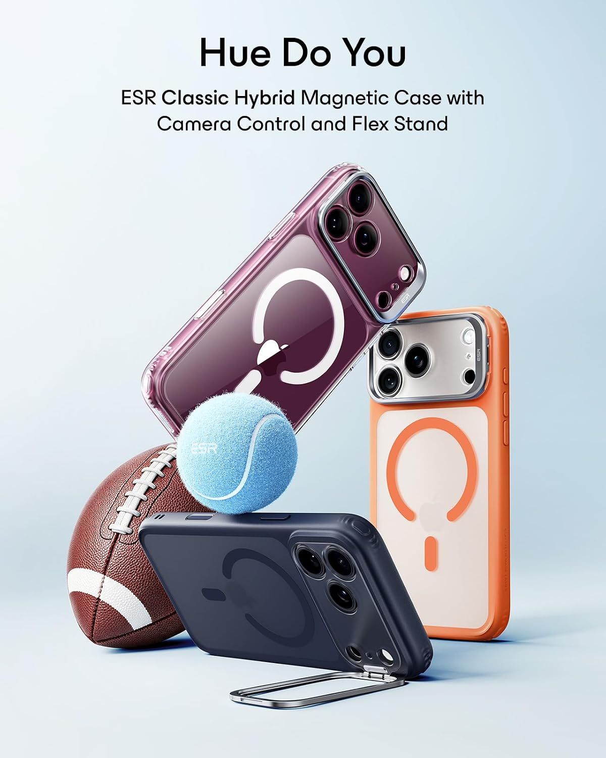 Thumbnail 1 de ESR iPhone 17 Pro Max MagSafe case with kickstand