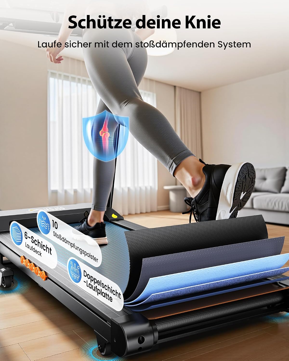 Thumbnail 5 de Klappt das Laufband Zuhause 3 PS mit LED Anzeige