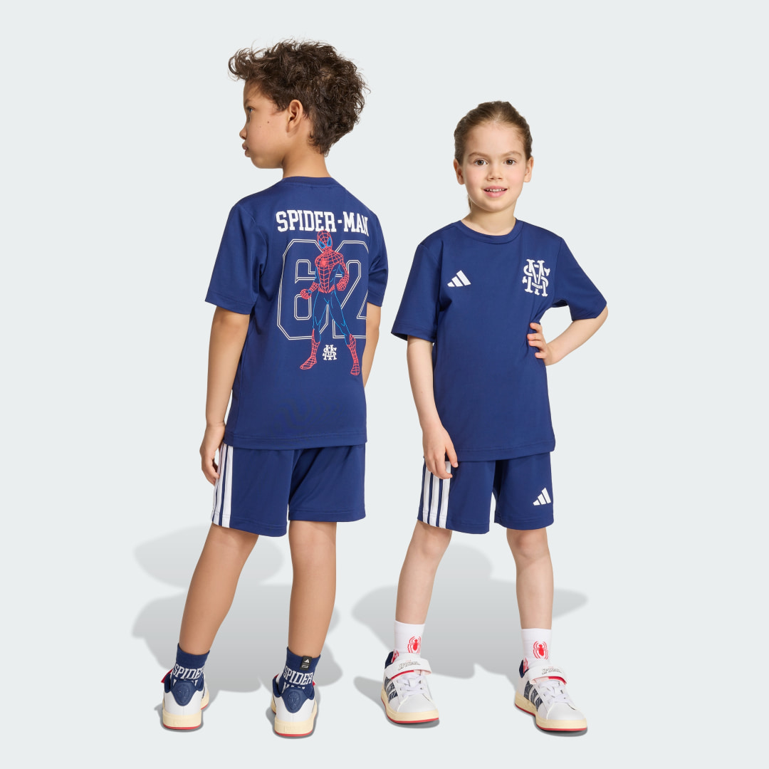 Detalle 2 de Conjunto deportivo Adidas Marvel Spider-Man – Azul
