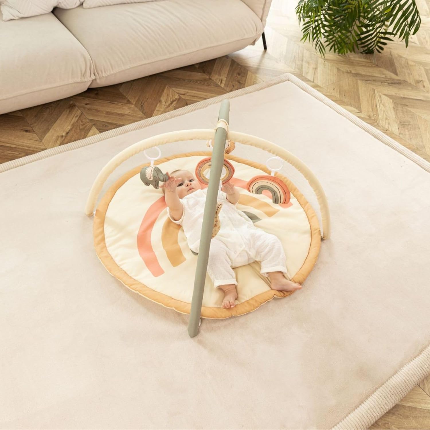 Detalle 2 de Premium Coral Velvet Play Mat 200x150cm
