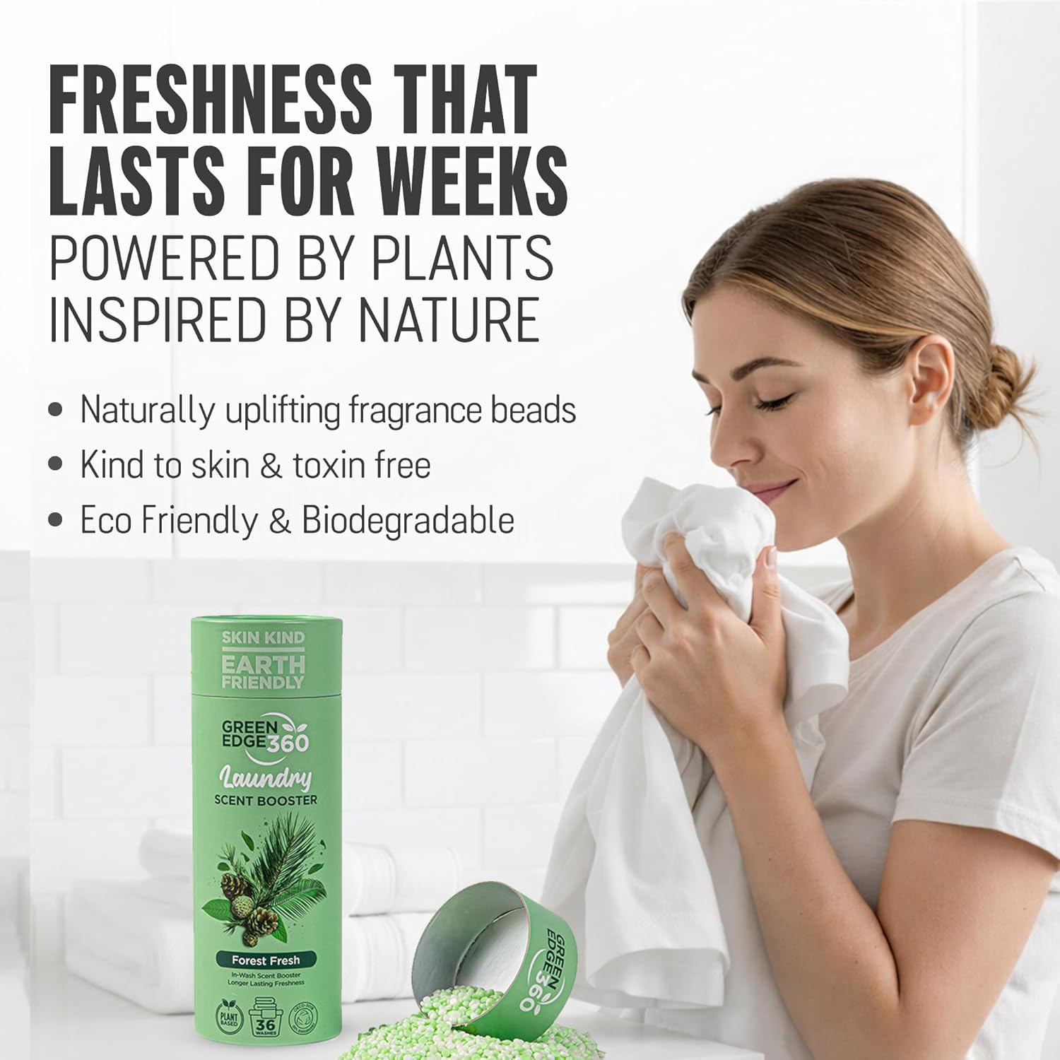 Thumbnail 4 de Green Edge 360 Scent Booster Beads 750g Forest Fresh