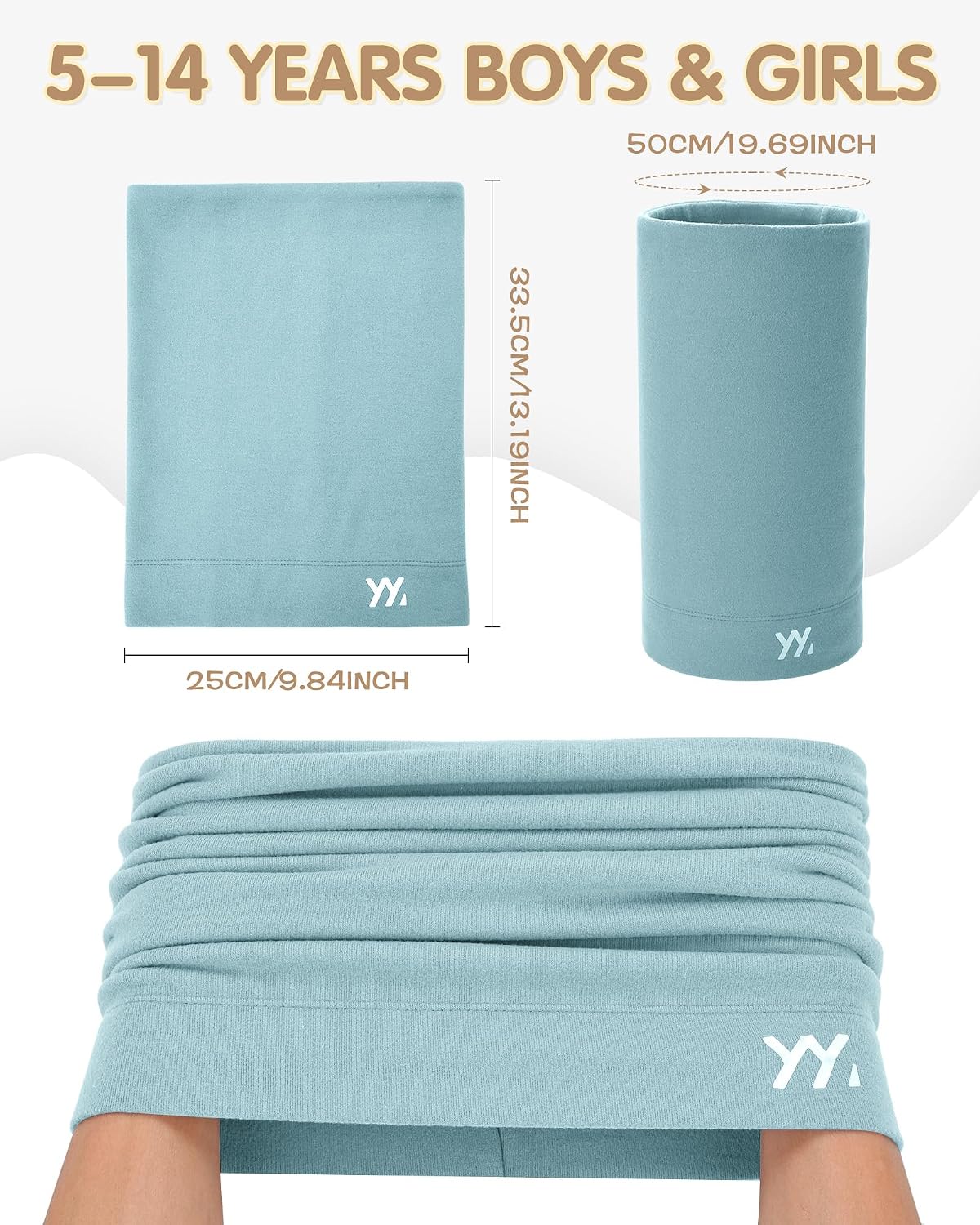 Detalle de Cache-cou enfant YANIKY : tour de cou doux et respirant, taille unique