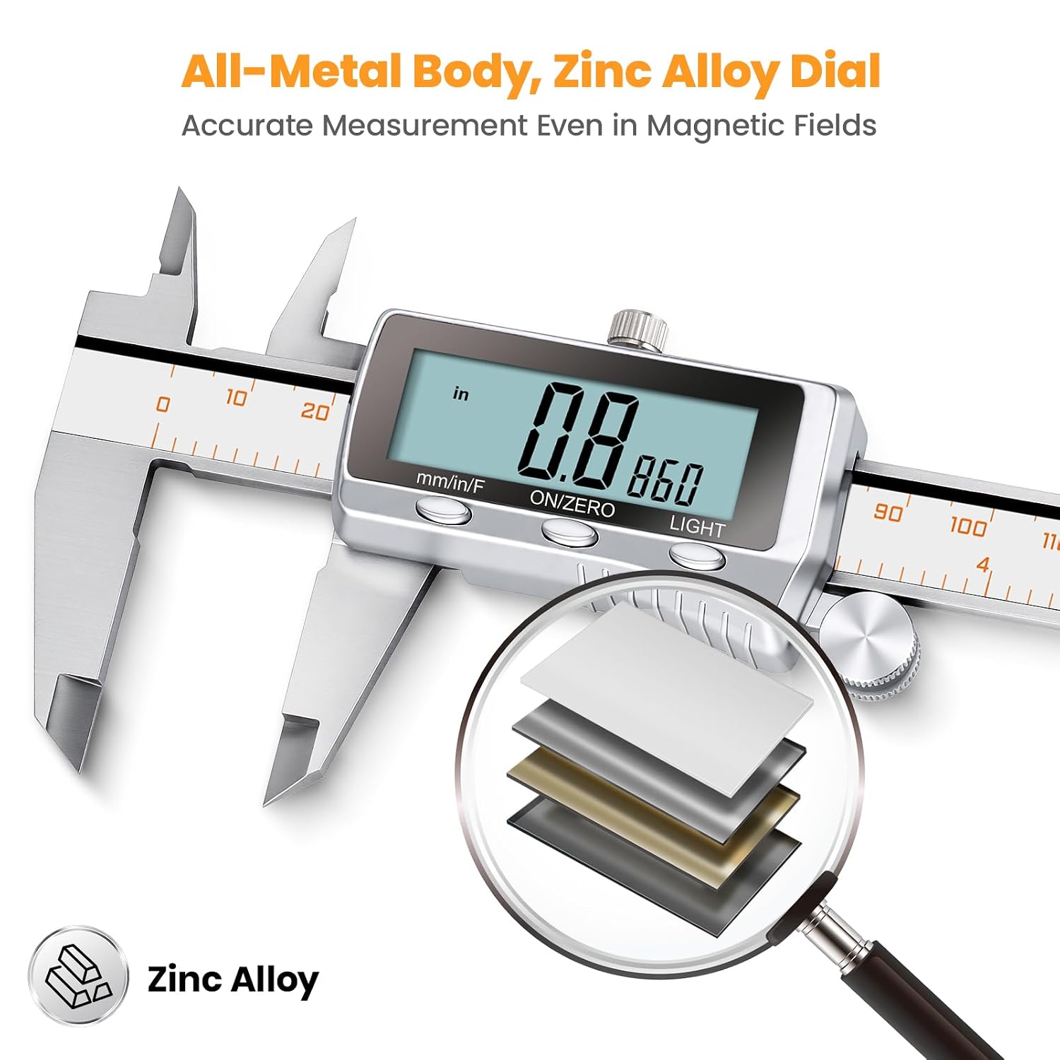 Detalle 2 de HARDELL Digital Caliper 8-Inch