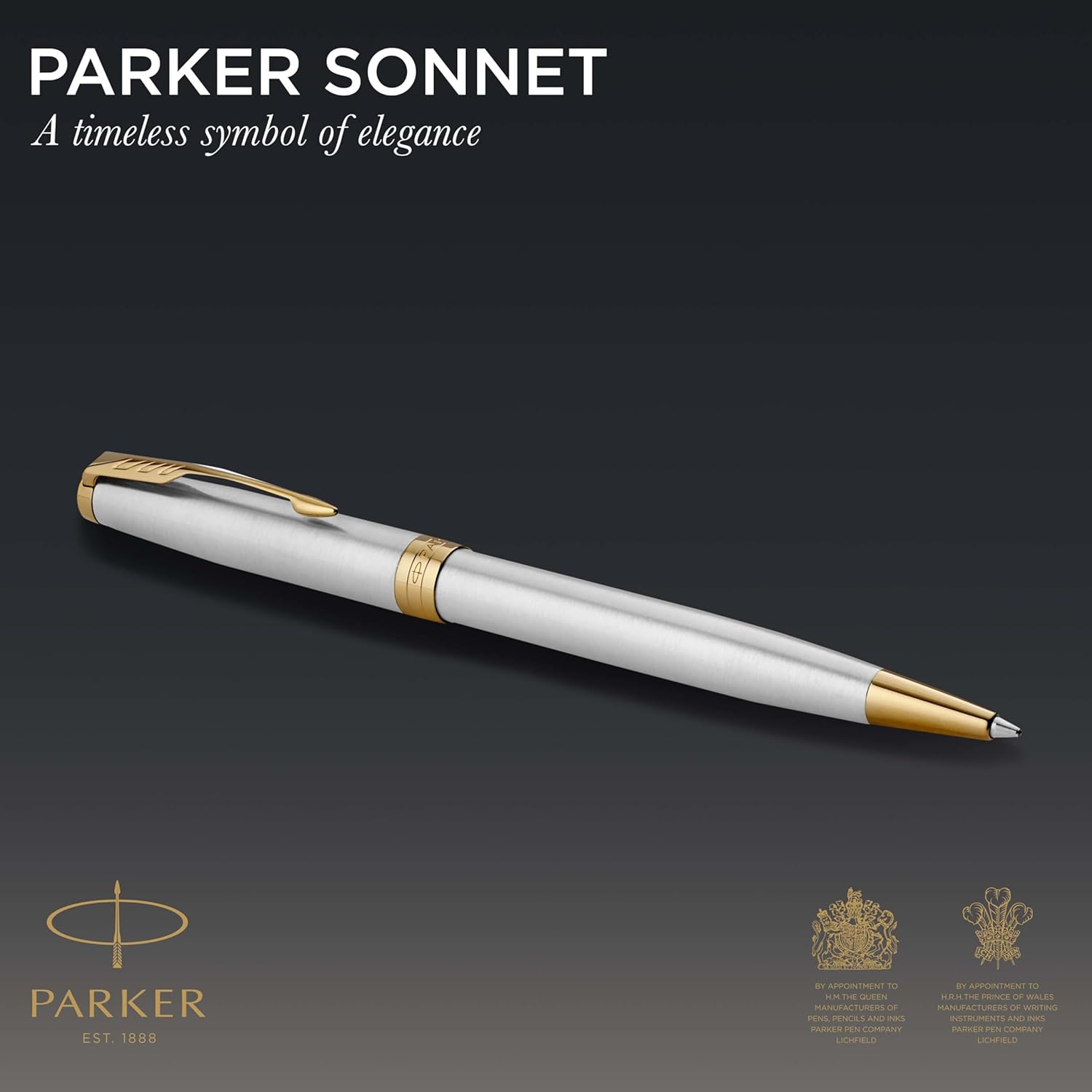 Thumbnail 1 de Parker Sonnet Bolígrafo Acero Inox. y Dorado ✨ en Estuche
