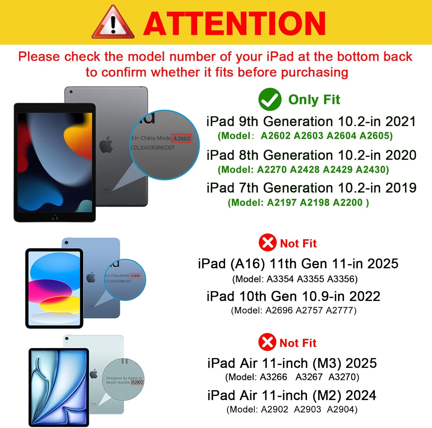 Detalle 2 de ProCase Hülle für iPad 9./8./7. Generation 10,2 Zoll (2021/2020/2019) – Helllila