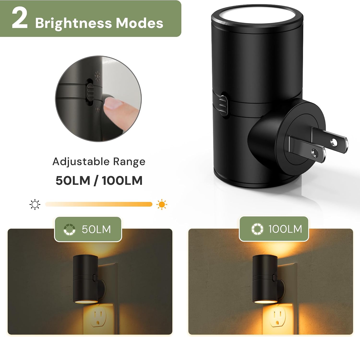 Detalle 2 de LOHAS LED Night Light, 2-Pack