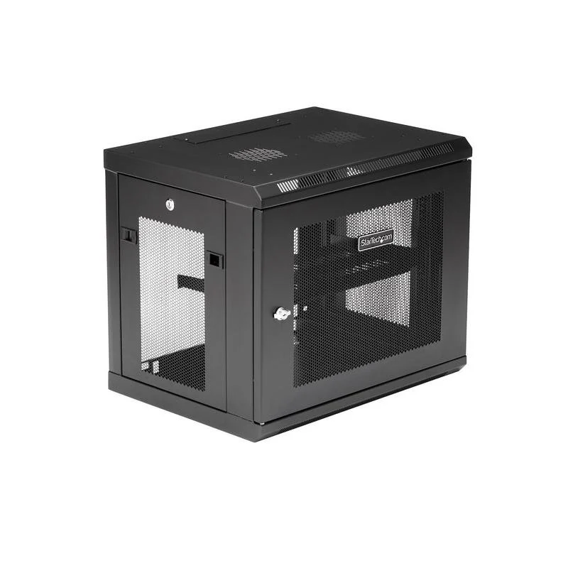 Detalle de Armario Rack StarTech RK9WALM 9U pared acero 90 kg, estante 1U, negro