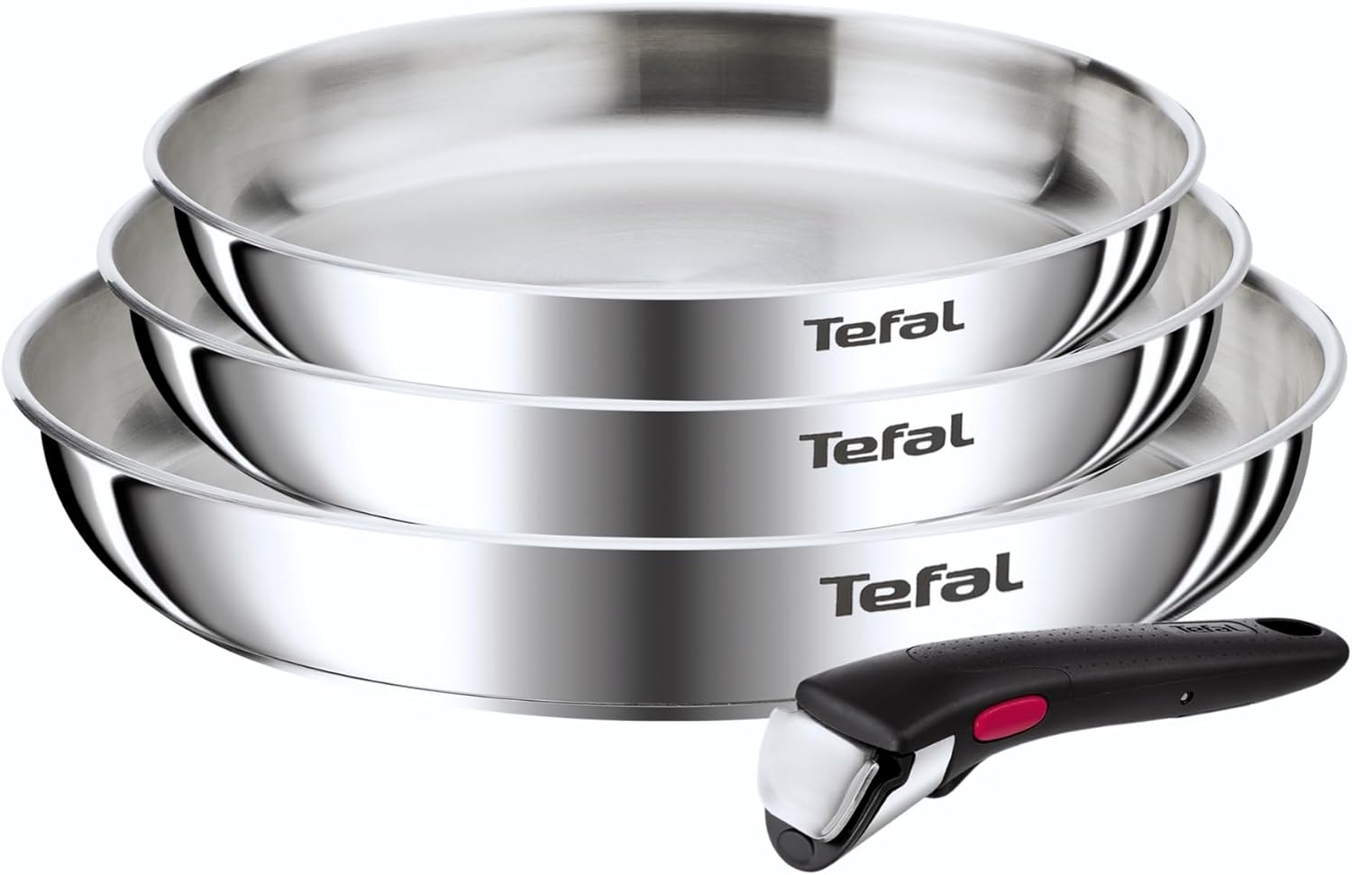 Detalle de Tefal Ingenio Emotion Juego de 3 sartenes 22/24/28 cm