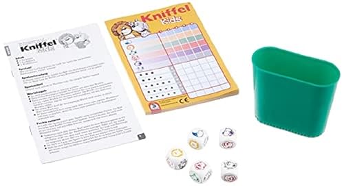 Detalle de Schmidt Kniffel Kids (51245) – Jeu de société à dés pour enfants
