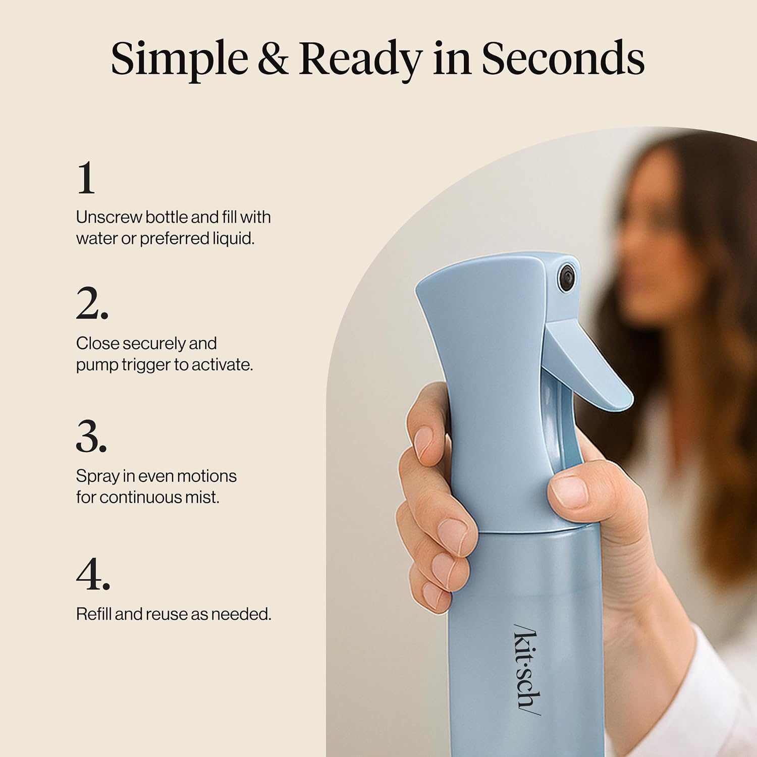 Thumbnail 5 de Kitsch Continuous Spray Bottle 150ml