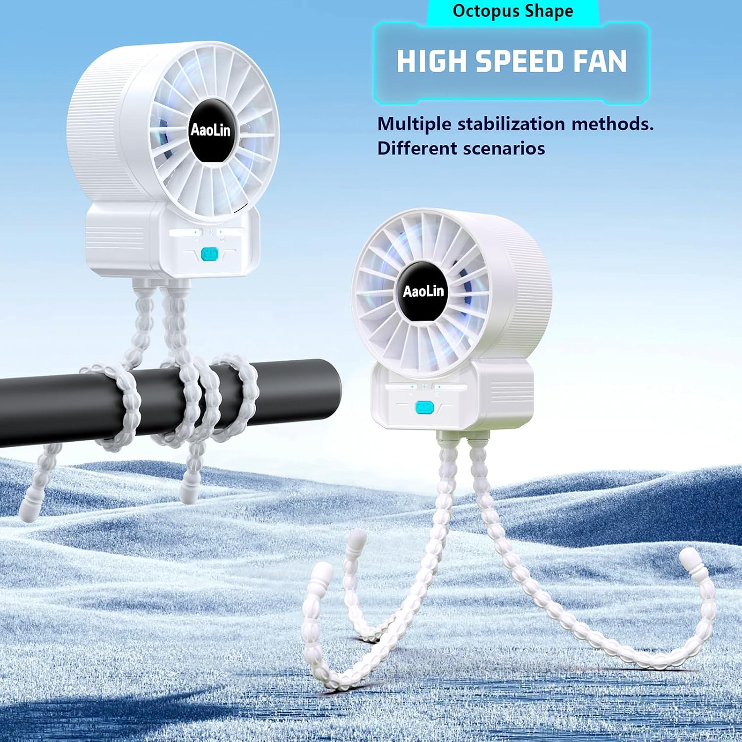 Detalle 2 de AaoLin portable stroller fan