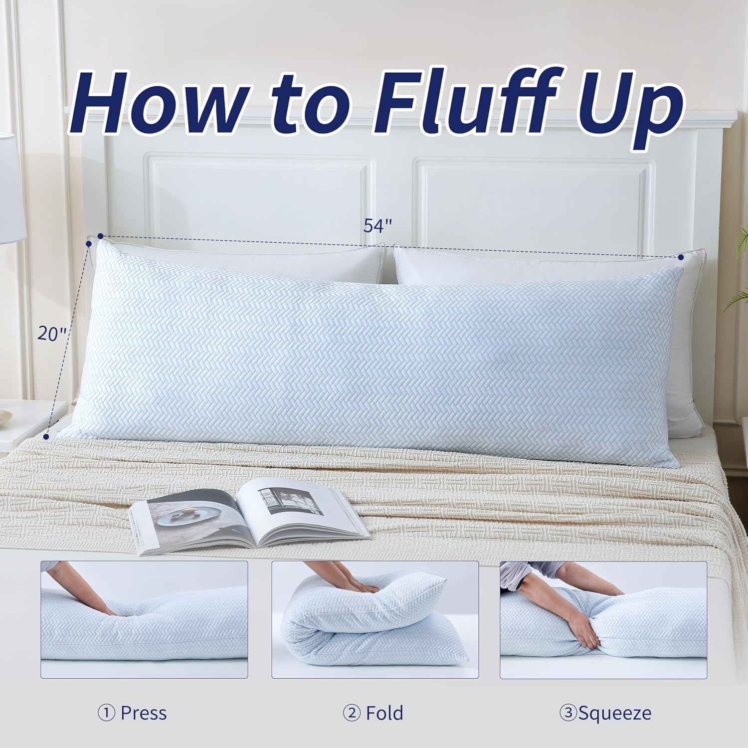 Thumbnail 6 de DOWNCOOL Cooling Body Pillow 20" x 54