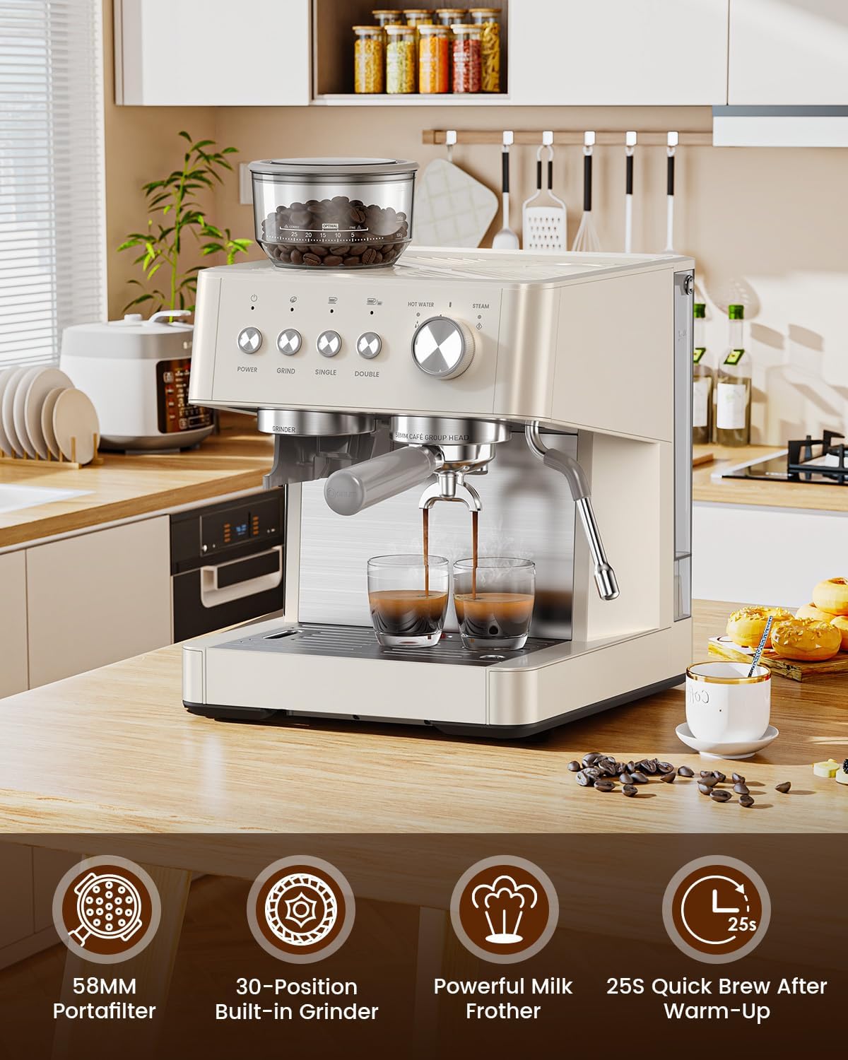 Thumbnail 1 de Electactic 20 Bar Espresso Machine