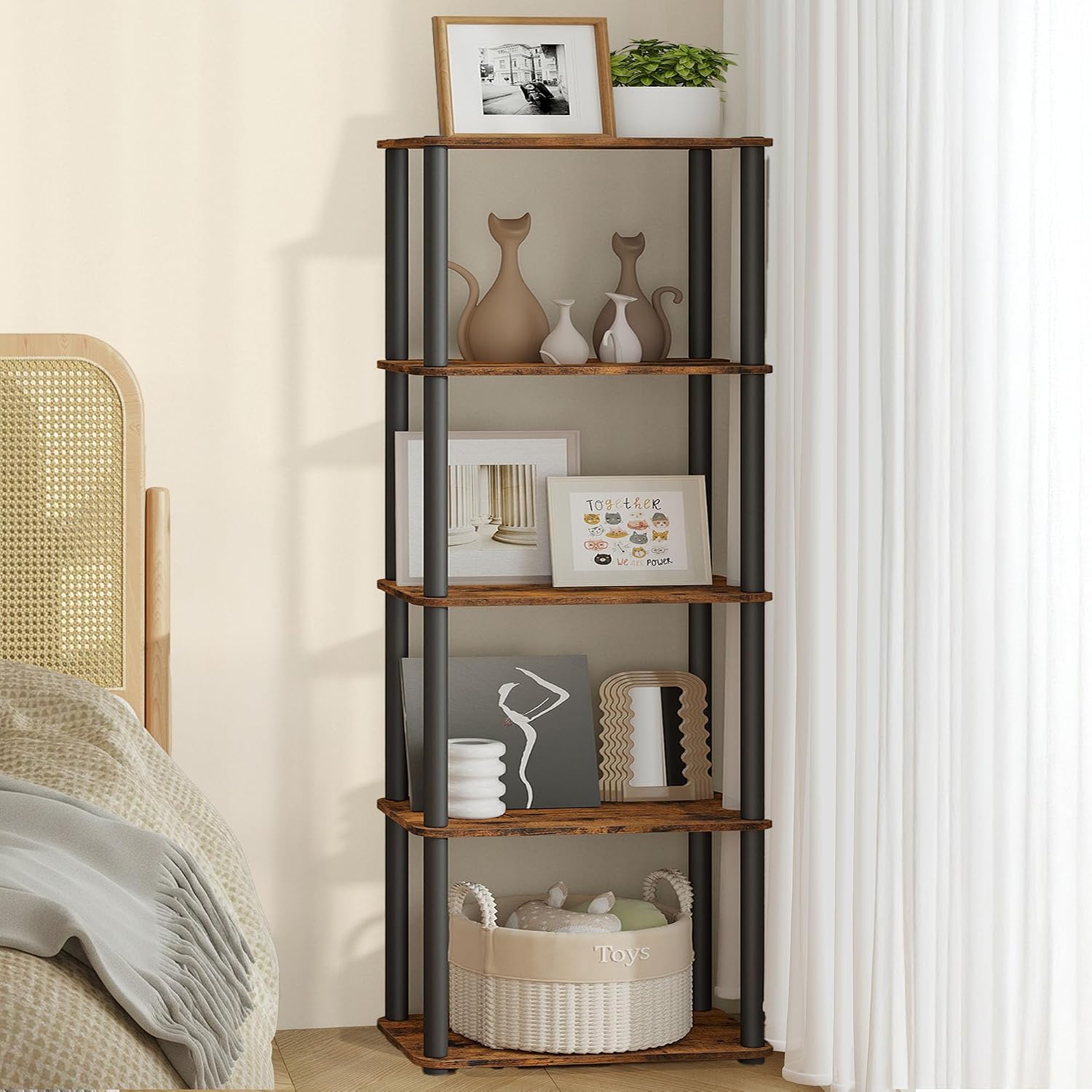 Detalle de VASAGLE 5-Tier Storage Shelf