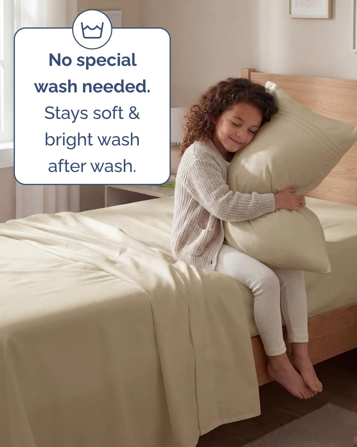Thumbnail 5 de CGK Unlimited 3-Piece Microfiber Sheet Set (Twin/Single) with Deep Pockets