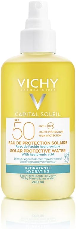 Detalle de Vichy Capital Soleil Hydrating Sun Protection Water Spray SPF50 – UK Review