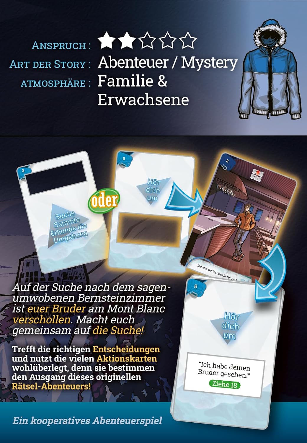 Thumbnail 5 de Ravensburger 24849 Back Tales – Verschollen unter dem Eis: Kooperatives Mystery-Abenteuer für 1–6 Spieler ab 10 Jahren