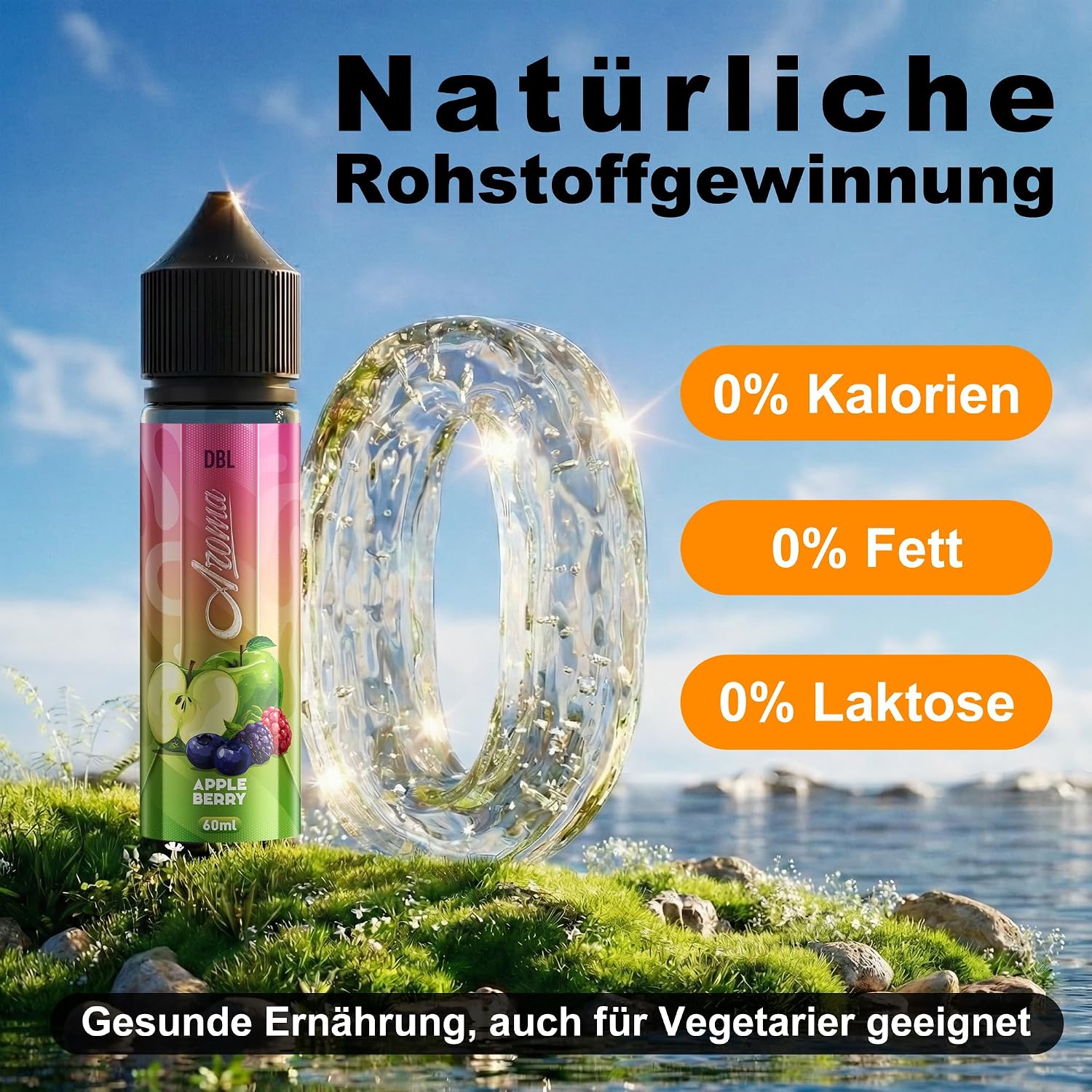 Detalle de DBL Aromakonzentrat 5x20ml – Hochkonzentriertes Lebensmittelaroma für Backen, Getränke und mehr