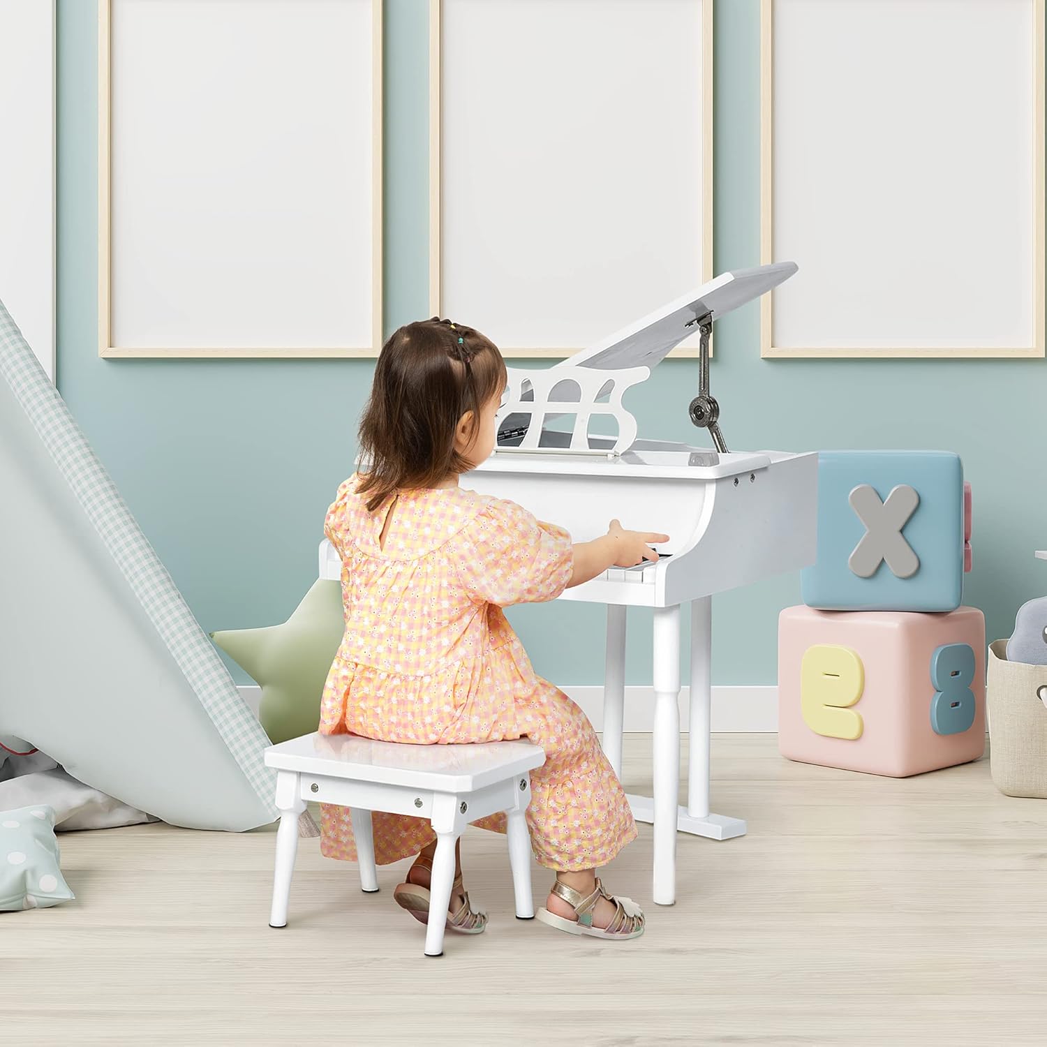 Thumbnail 1 de HOMCOM Piano de Cola Infantil 30 Teclas