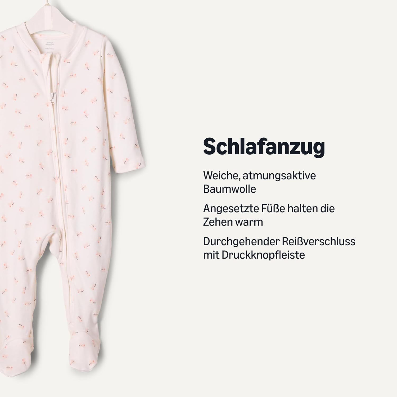 Thumbnail 1 de Amazon Essentials x Sofia Grainge Unisex Baby-Schlafanzug mit Füßen (2er-Pack) aus Baumwolle