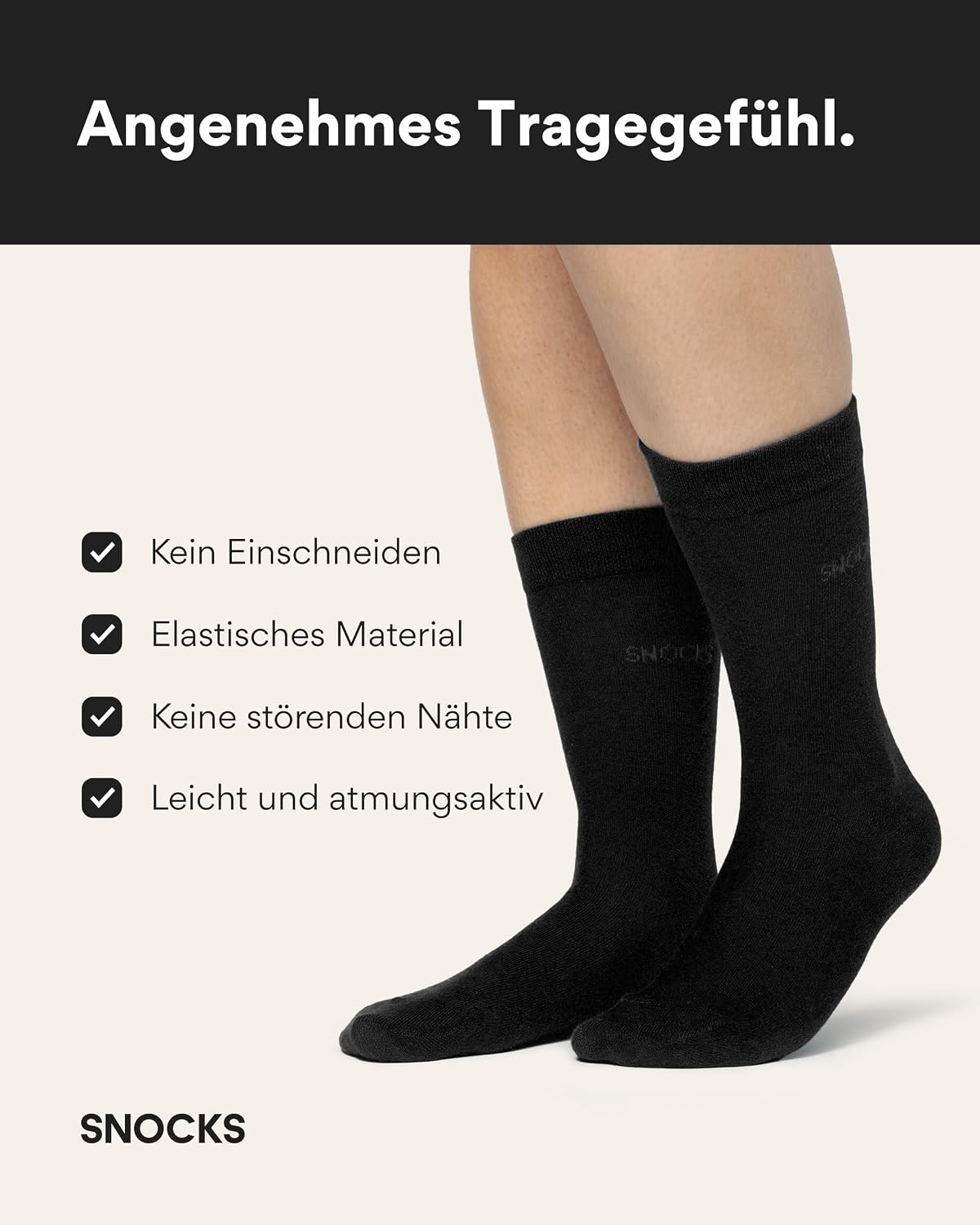 Thumbnail 1 de Snocks Socken Herren 4er Pack Business Socken