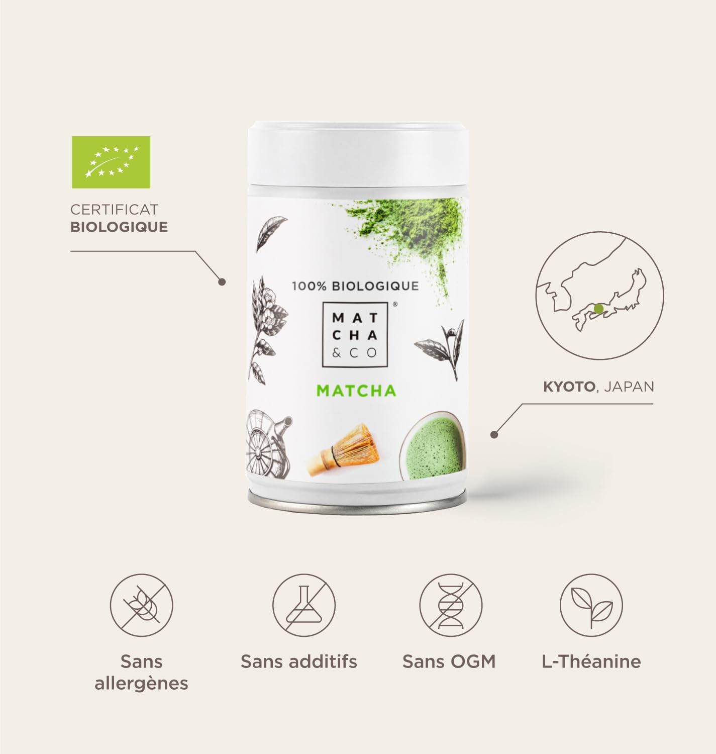 Thumbnail 1 de Matcha & CO Set de Té Matcha de Iniciación