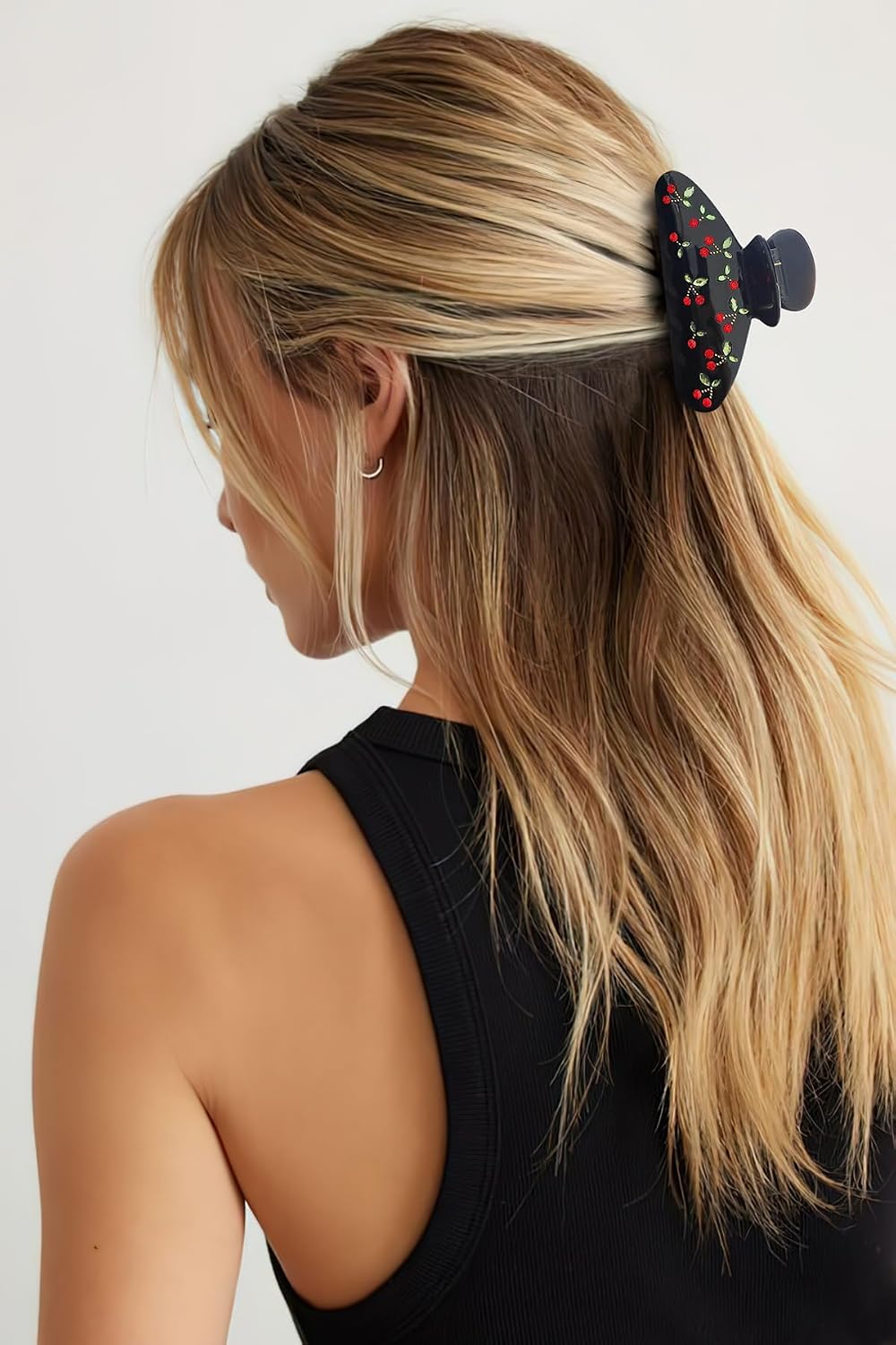 Thumbnail 2 de LILIE&WHITE Pince Cerises Noire Strass