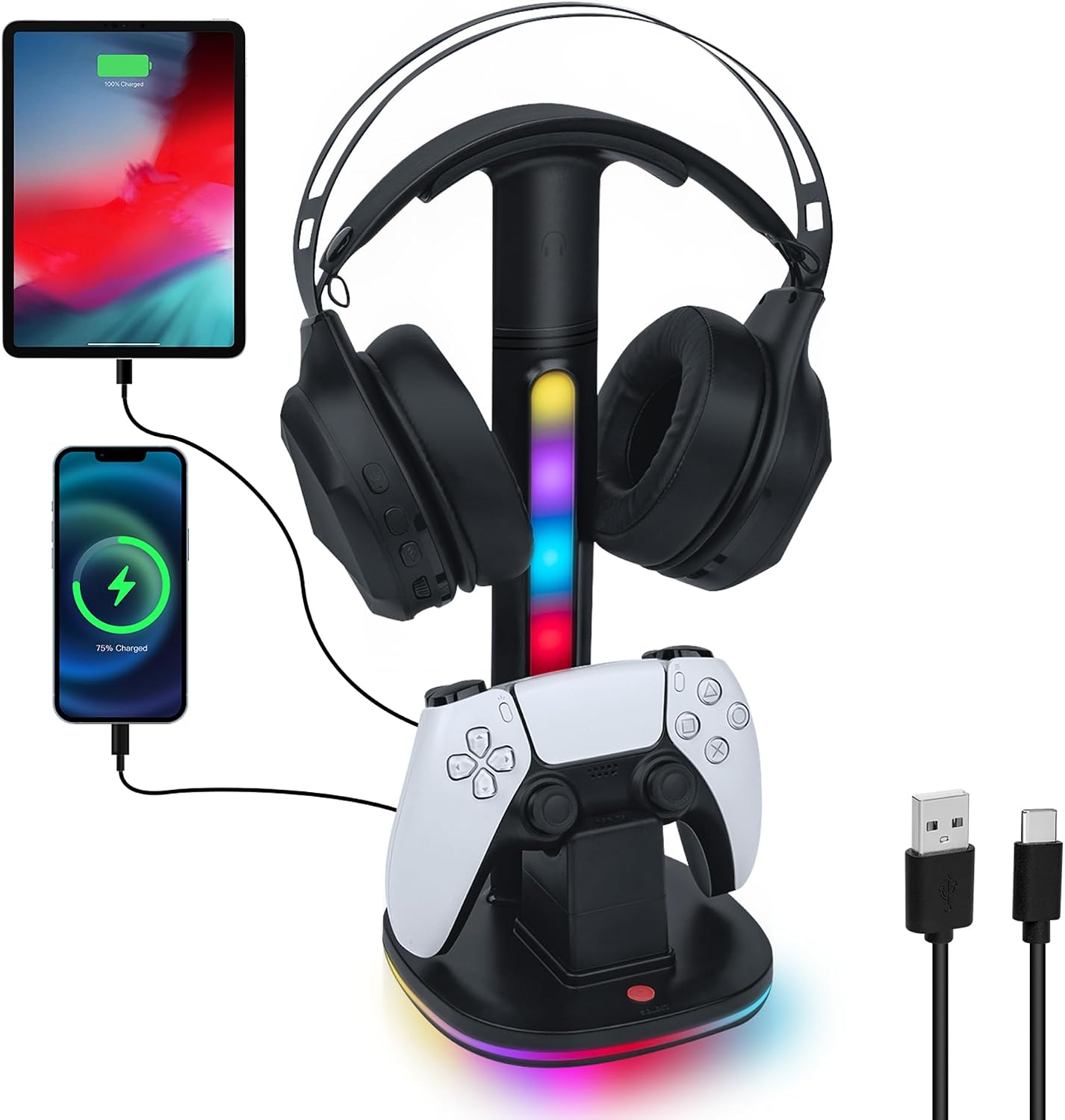 Detalle de Tolesum Chargeur Headset Stand 33,5 cm