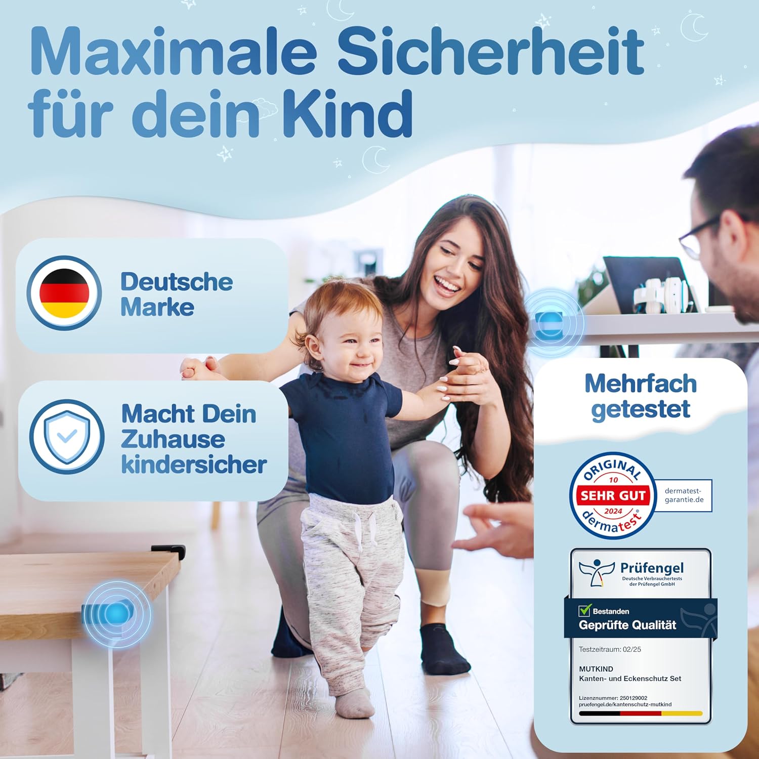 Thumbnail 3 de MUTKIND® 20x Eckenschutz Baby Tischkantenschutz