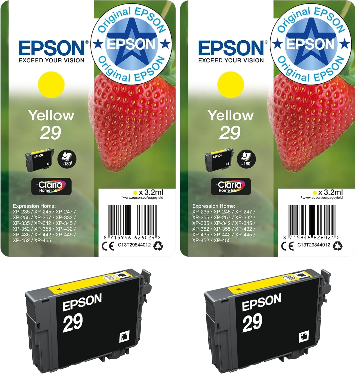 Thumbnail 5 de Epson 29XL Strawberry 4‑Colour Ink Multipack