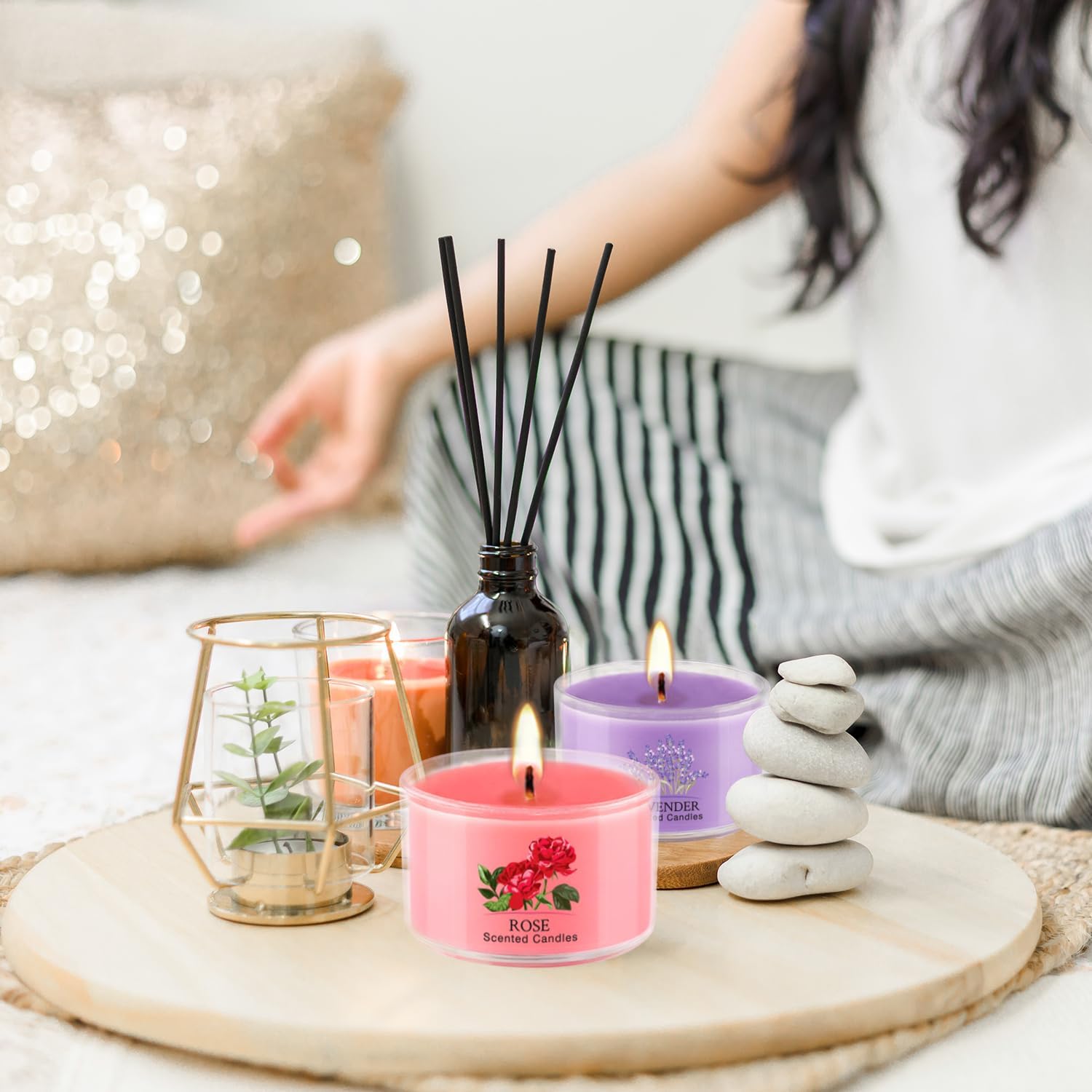 Detalle 2 de 40 Scented Candle Set 35g โ 10 Fragrances ๐ฏ