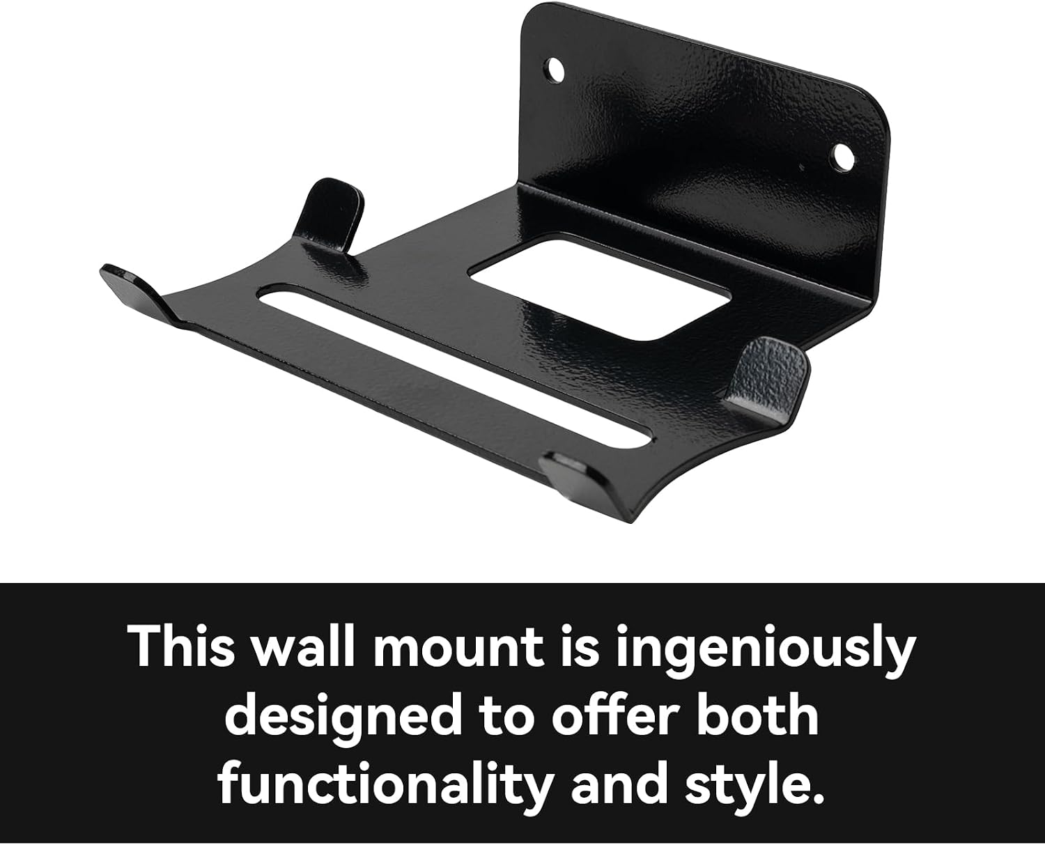 Detalle 2 de Shinar Metal Wall Mount for SoundLink Flex 2024 and SoundLink Max — Wall Bracket with Cable Management (Black)